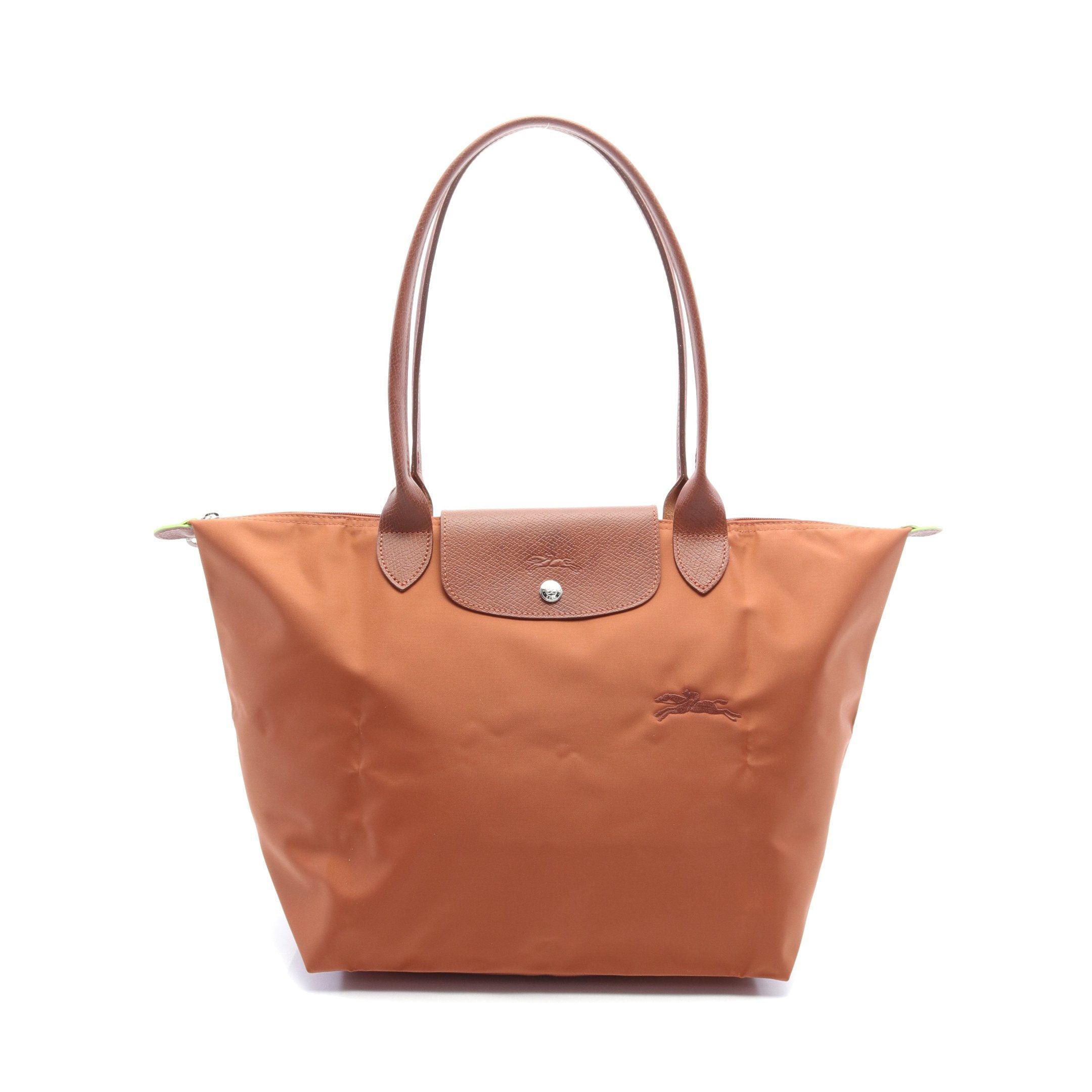 Longchamp Longchamp Shoulder Bag Tote Nylon Leather Light Brown Size ONE SIZE - 1 Thumbnail