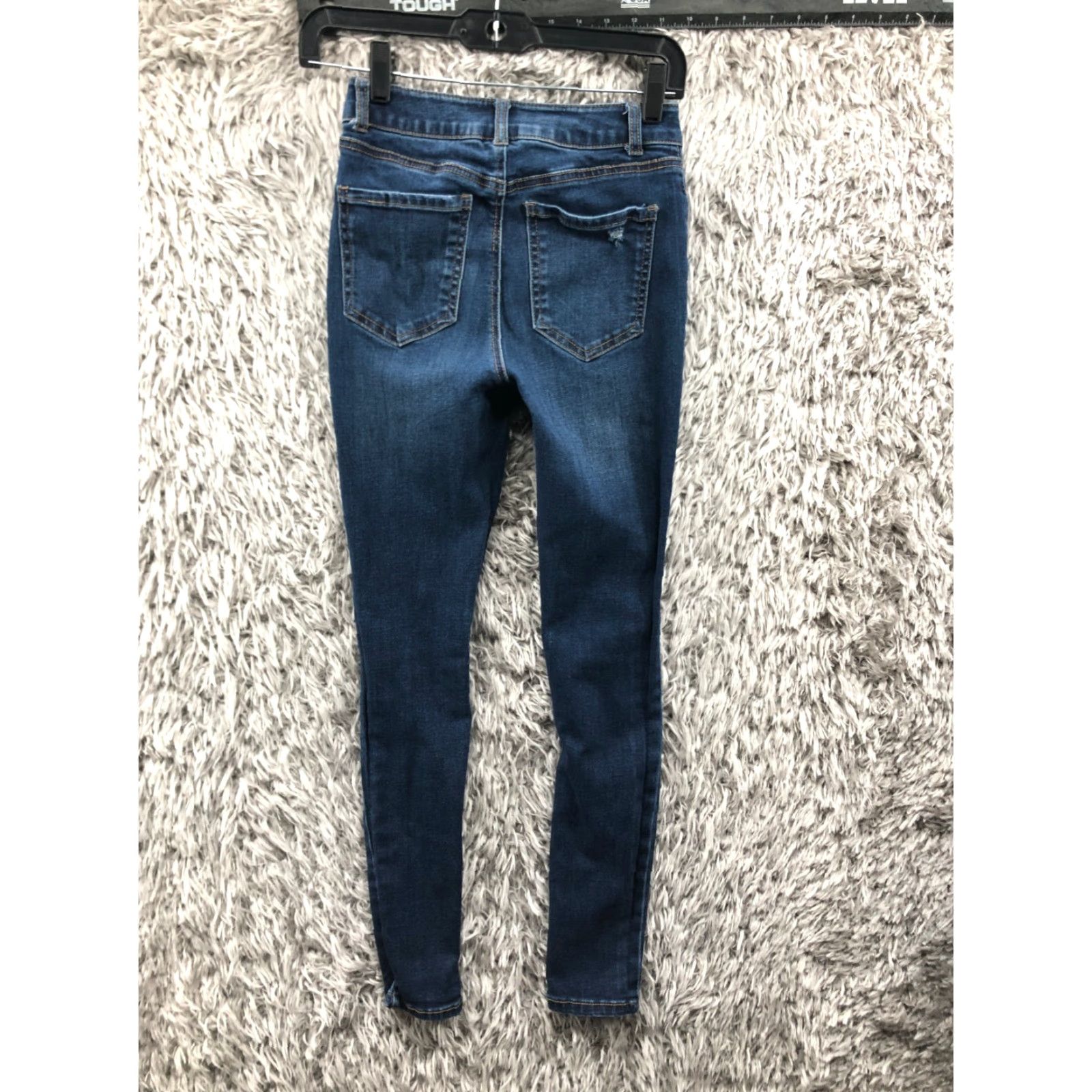 Vintage Miami High Rise Skinny Jeans Juniors Size 3 Dark Wash Blue Denim 5-Pocket Womens Jeans Size 26" / US 2 / IT 38 - 5 Thumbnail