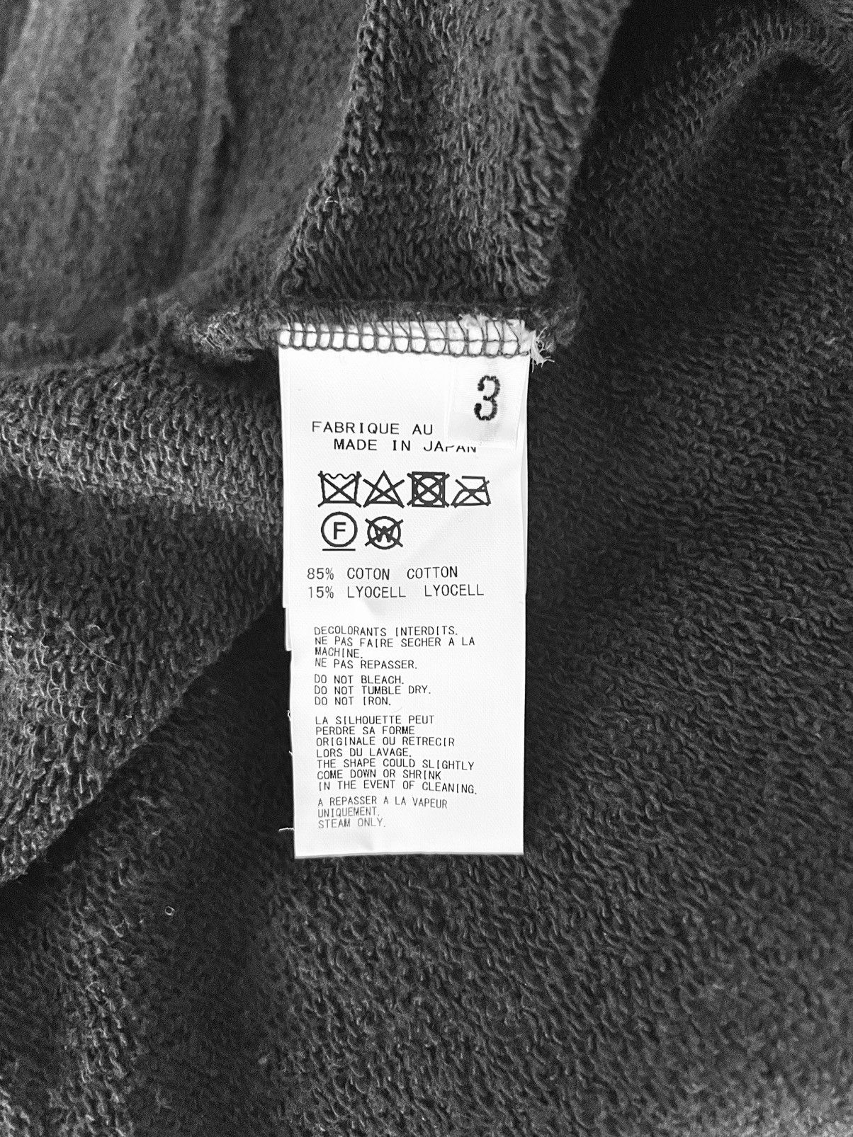Yohji Yamamoto Yohji Yamamoto Pour Homme - RE Long Sleeve Hoodie Size US L / EU 52-54 / 3 - 10 Thumbnail
