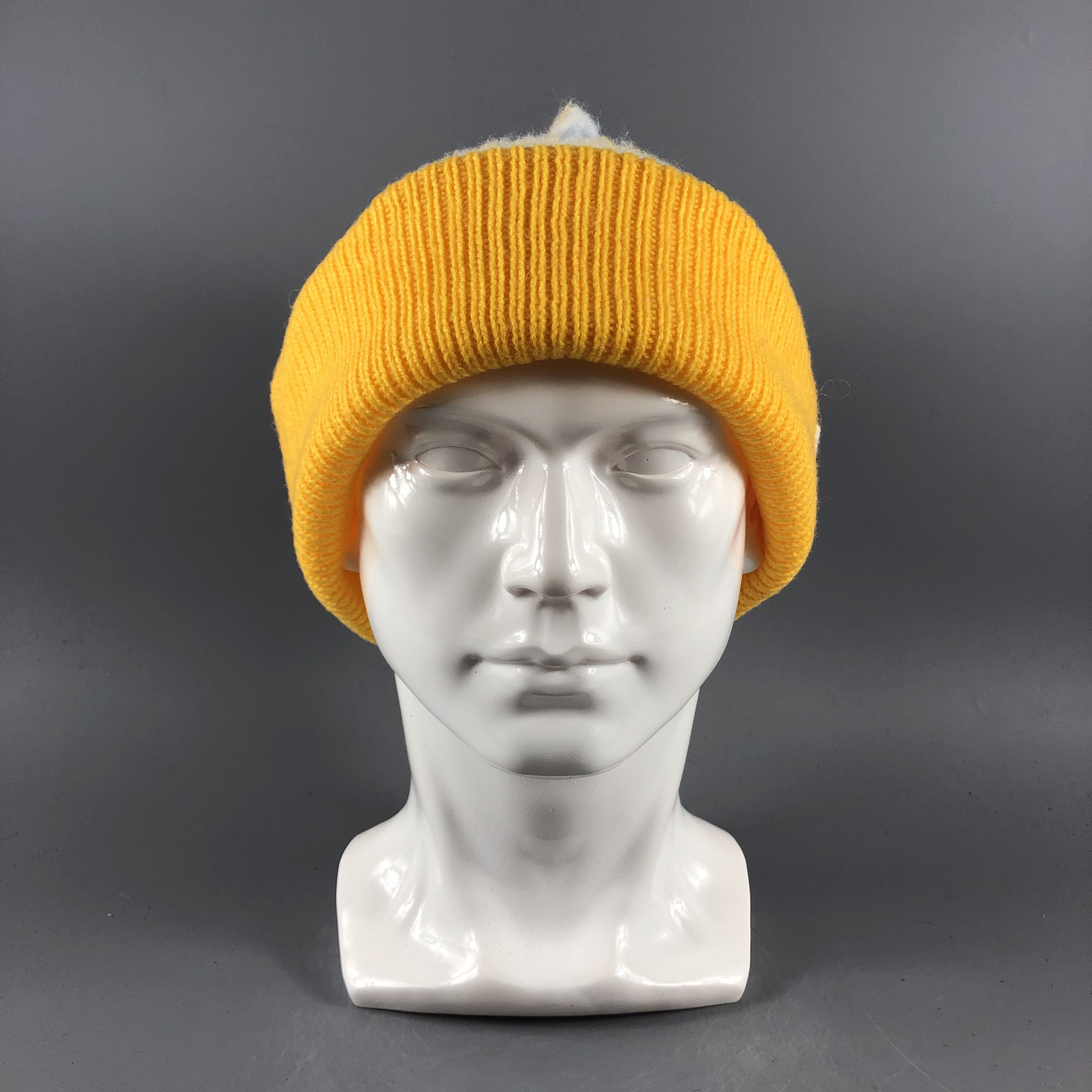 Japanese Brand × Vintage Vintage AP Stripe Basic Beanie Snow Hat Snow Cap -D066 Size ONE SIZE - 8 Thumbnail