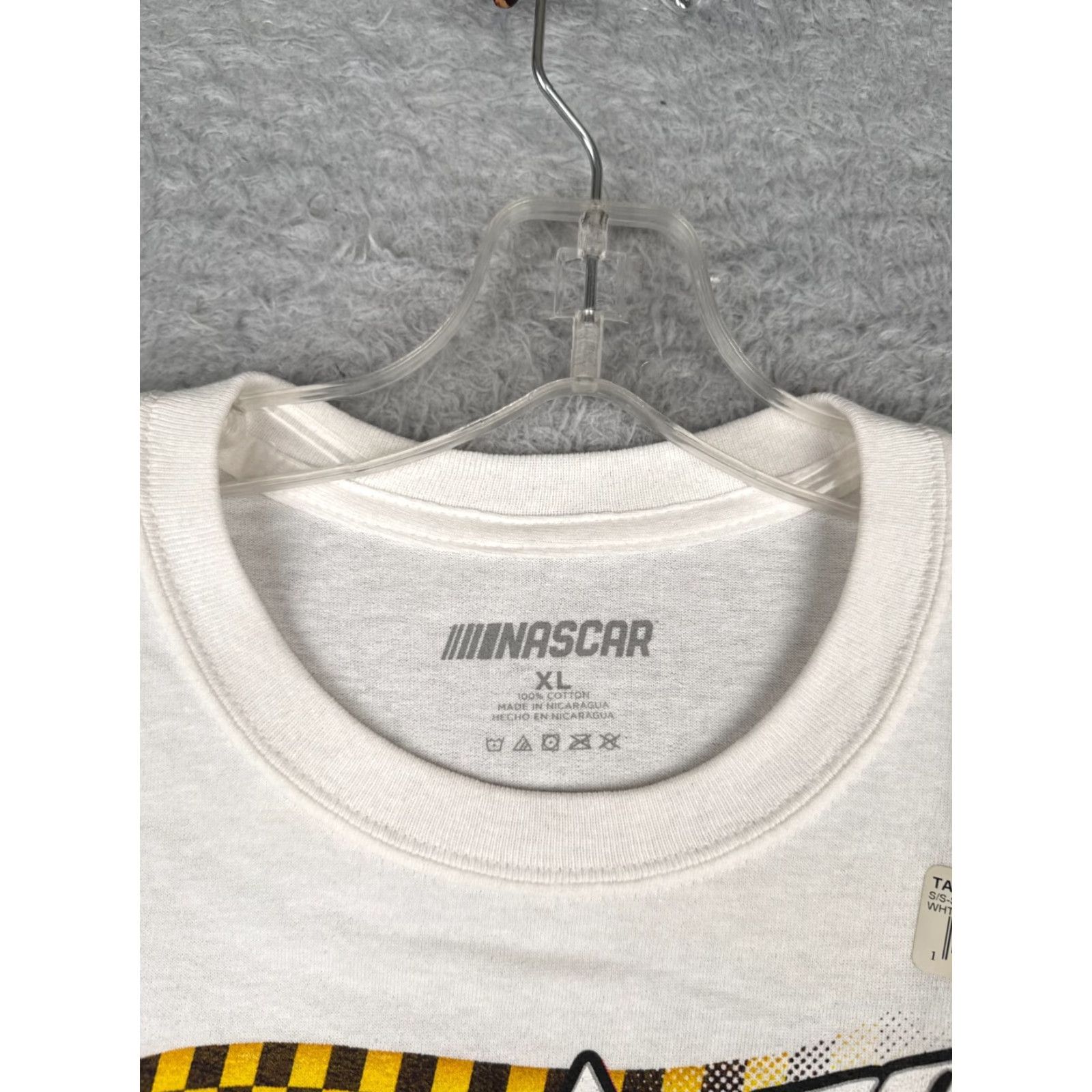 NASCAR Legends Global Merchandise Talladega Shirt Adult XL White NASCAR Yellawood 500 2022 Pole Positions Cars Racing Logo” Size US XL / EU 56 / 4 - 7 Thumbnail