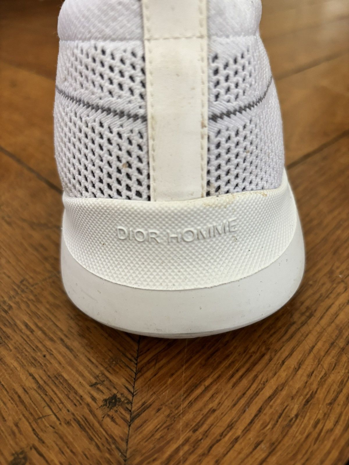 Dior Dior B21 Knit Sneakers – White (EU 45 / US 12) Size US 12 / EU 45 - 11 Thumbnail
