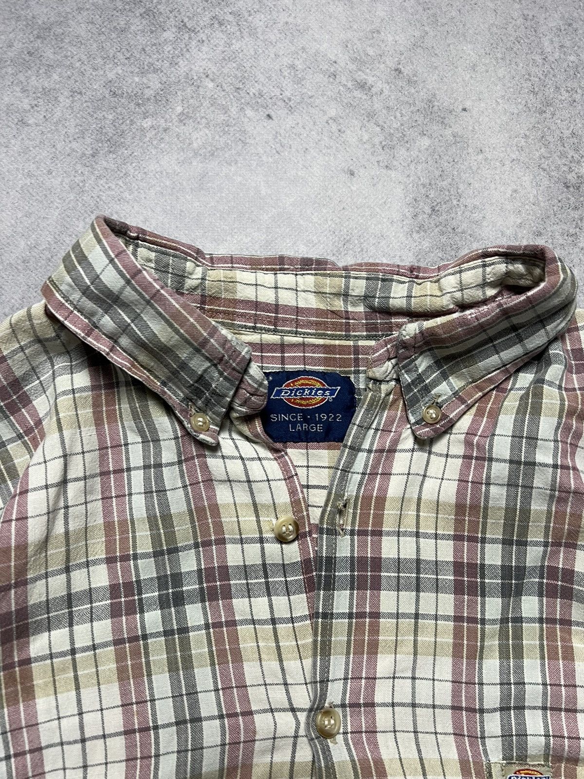 Vintage Crazy Vintage Dickies Y2K Mechanic Work Wear Skate Shirt Size US L / EU 52-54 / 3 - 5 Thumbnail