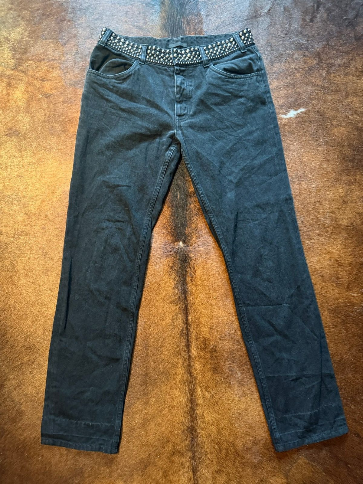 Prada 2012 studded denim jeans Size US 33 - 1 Thumbnail