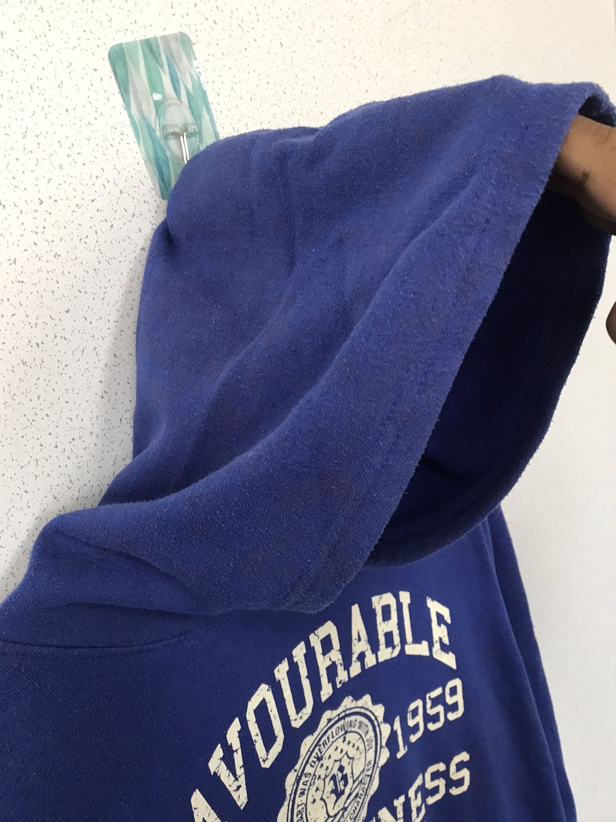 Japanese Brand Capalanca Favourble Blue Hoodie Size US M / EU 48-50 / 2 - 14 Thumbnail