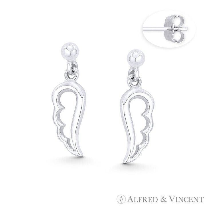 Other Guardian Angel / Cherub Wing Charm & Ball Bead Earrings Size ONE SIZE - 1 Preview