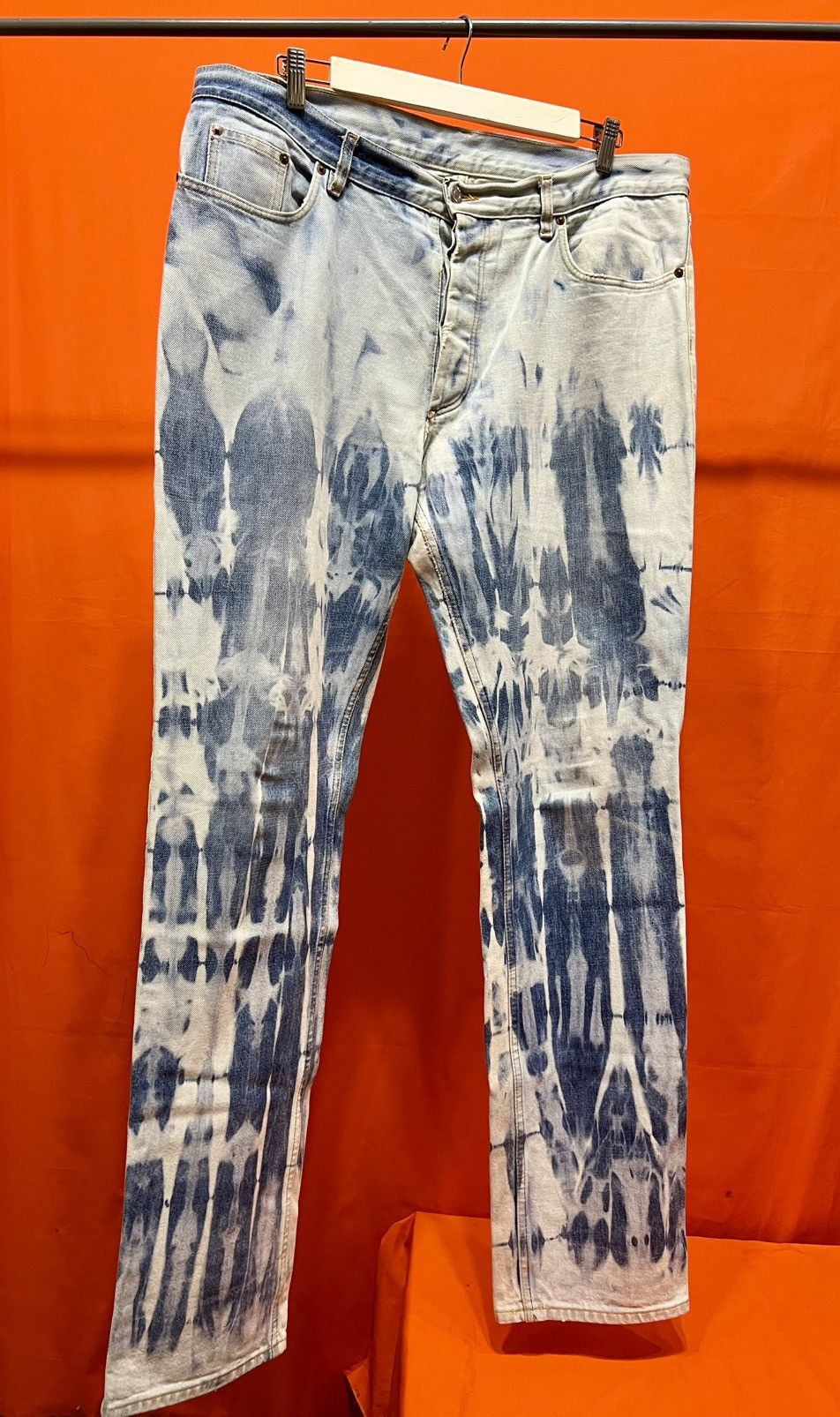 Helmut Lang HELMUT LANG ARCHIVE 1997 shibori jeans Size US 40 / EU 56 - 2 Thumbnail