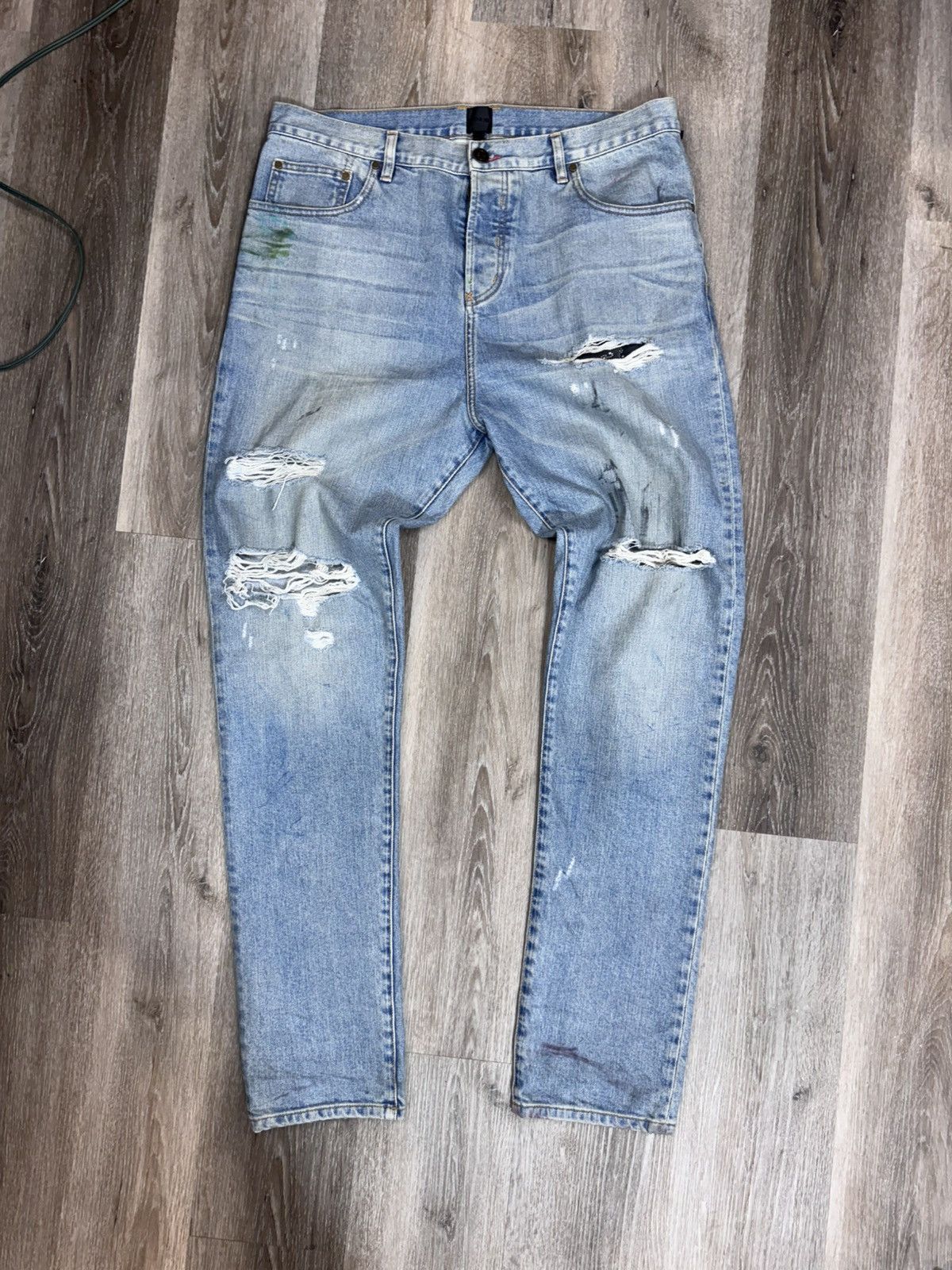 En Noir Rare early En Noir (EN NOIR) distressed 38x34 2014—peak LA Size US 38 / EU 54 - 1 Thumbnail