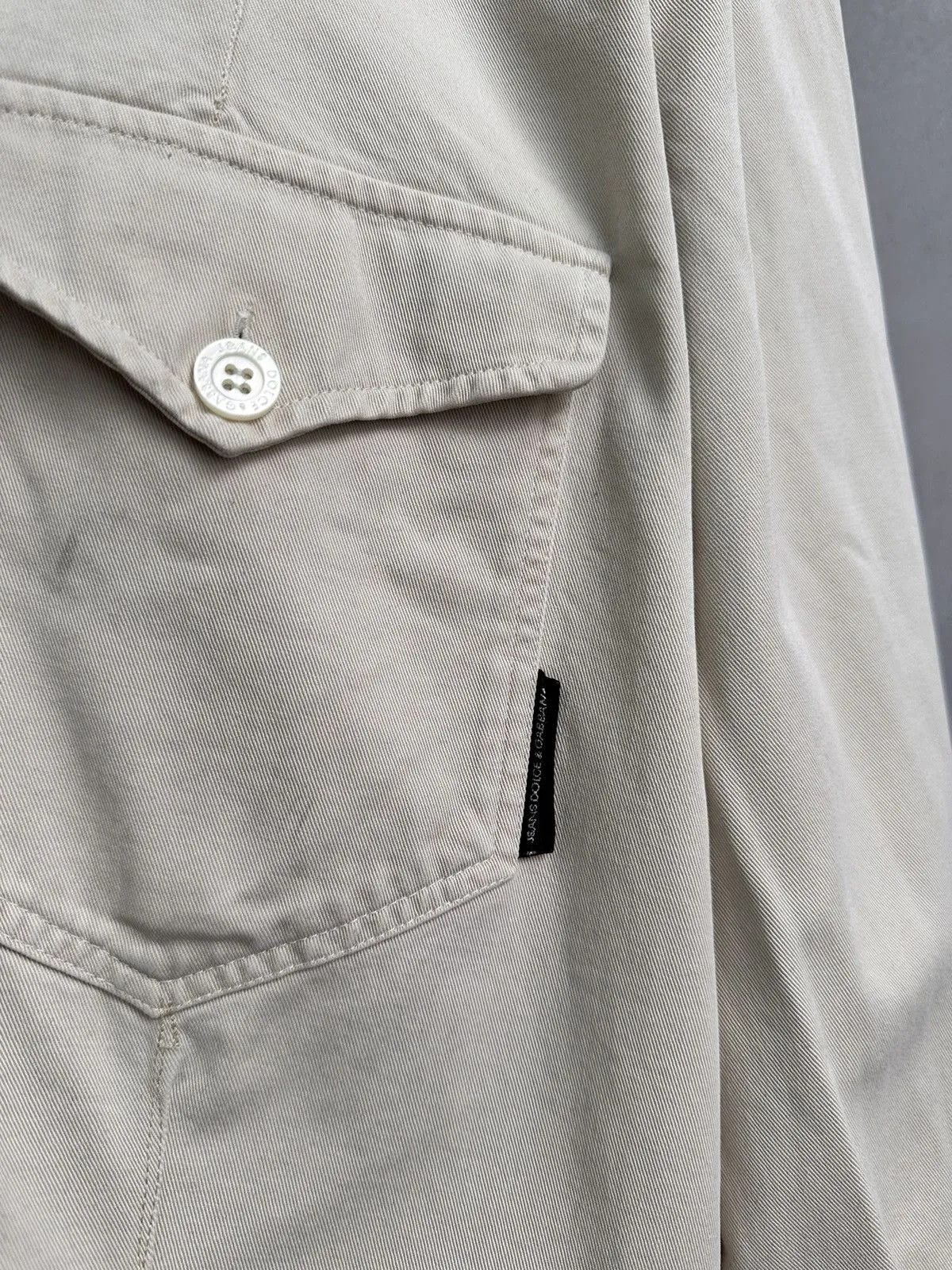 Vintage Beige Jacket Dolce Gabbana Vintage Mens Workwear Japan Y2K Size US XL / EU 56 / 4 - 3 Thumbnail