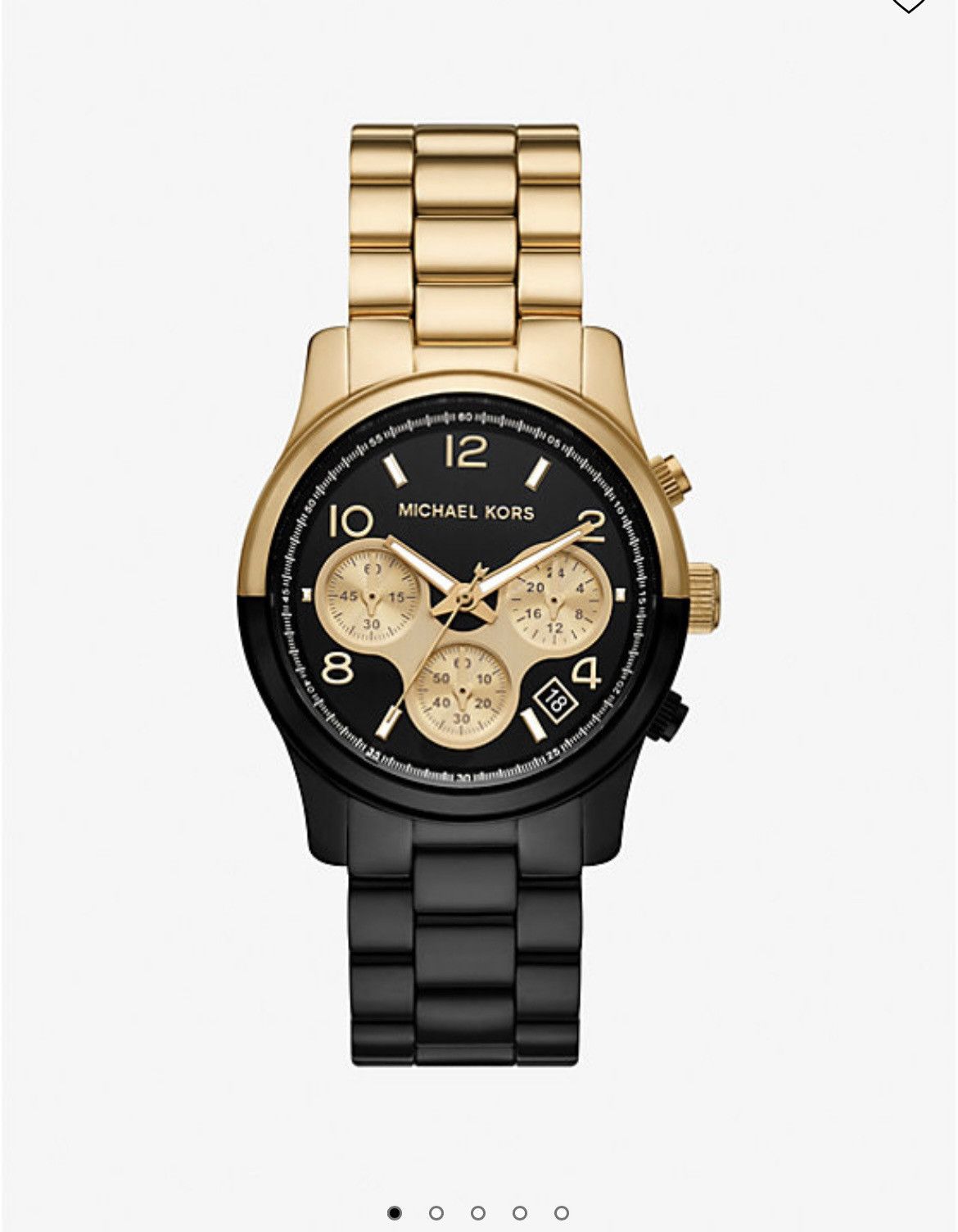 Michael Kors MICHAEL KORS Runway Two-Tone Watch Size ONE SIZE - 1 Thumbnail