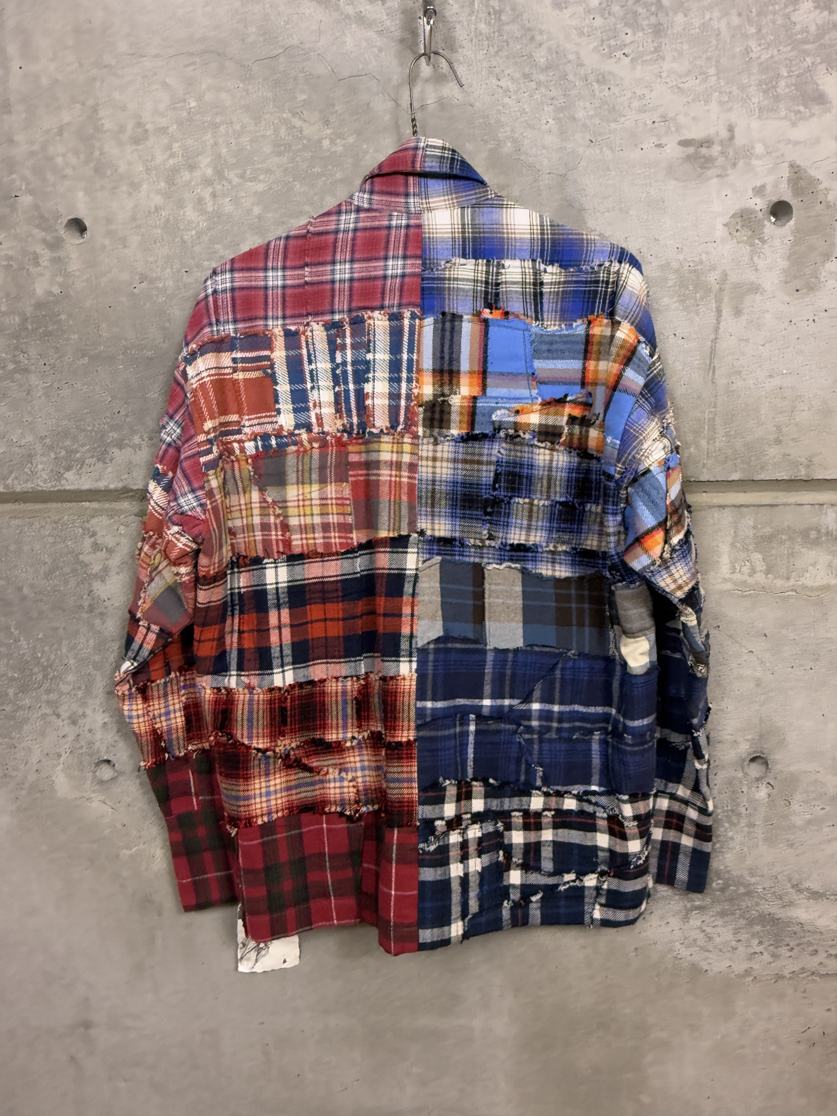 Greg Lauren $1875 Greg Lauren Plaid Gradient Boxy Jacket Size US M / EU 48-50 / 2 - 8 Thumbnail