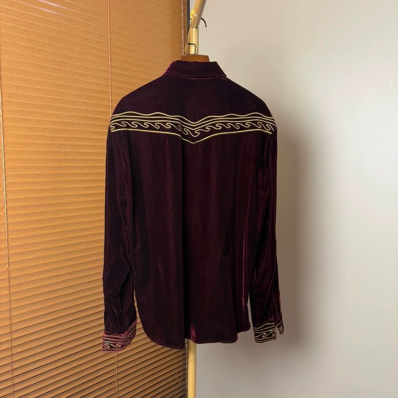 Yves Saint Laurent saint Laurent size 36 Red Cardigan shirt 2501-Nextarrow Size US M / EU 48-50 / 2 - 2 Thumbnail