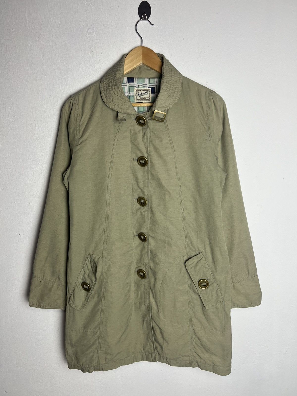 Saburoku Single Breasted Trench Coat