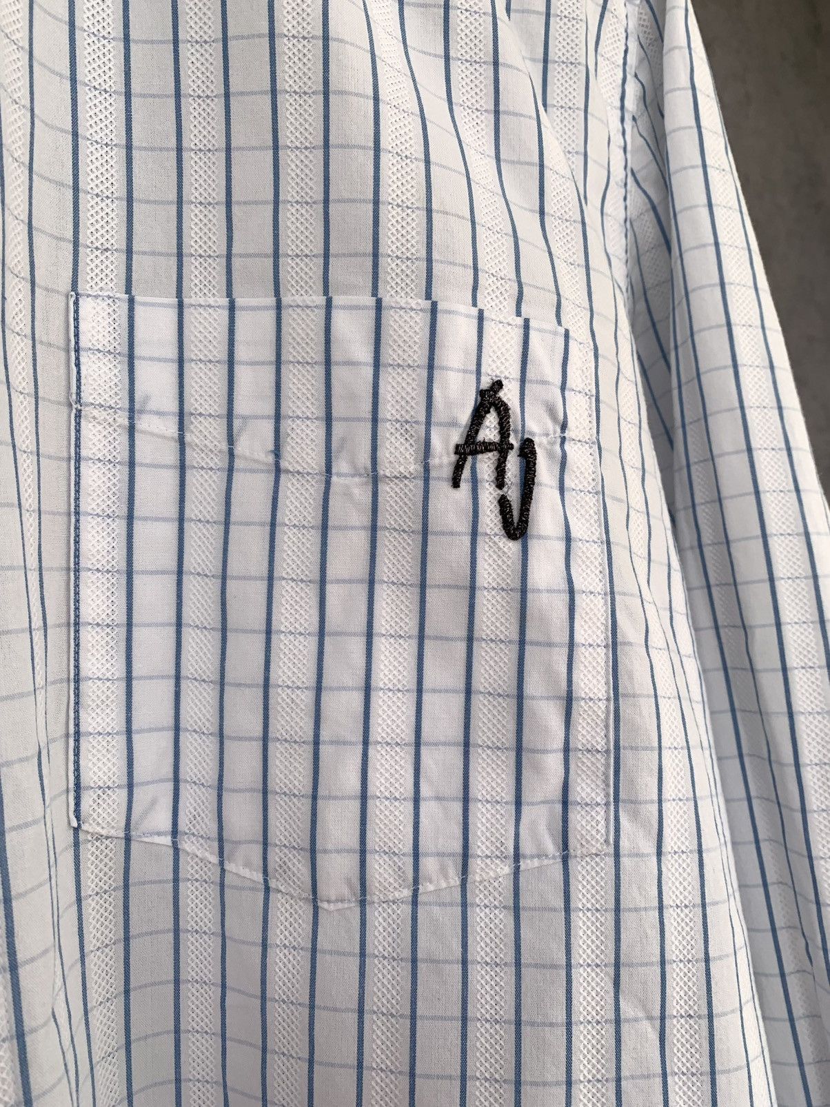 Giorgio Armani Armani Jeans Vintage Long Sleeve Button Shirt Mens Size M-L Size US M / EU 48-50 / 2 - 4 Thumbnail