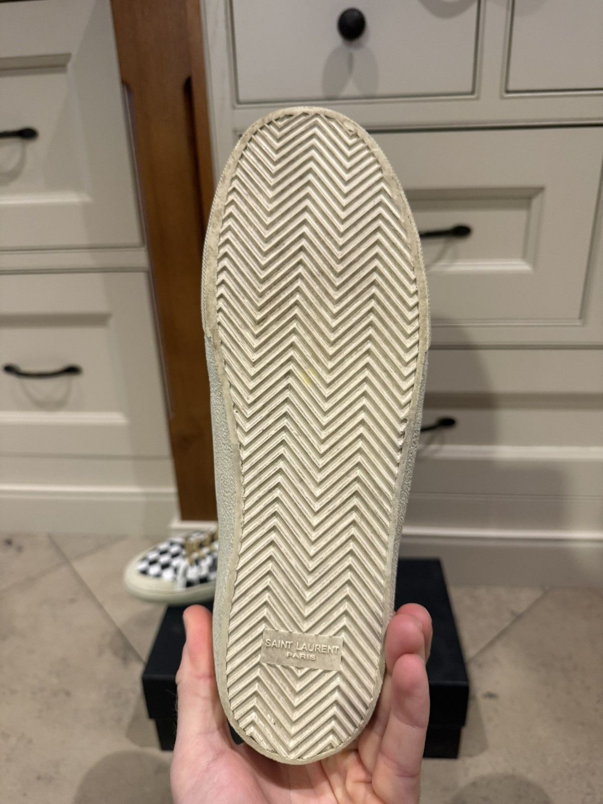 Saint Laurent Paris SS16 Saint Laurent surf sound checkered SL37 sneakers 45 Size US 12 / EU 45 - 11 Thumbnail