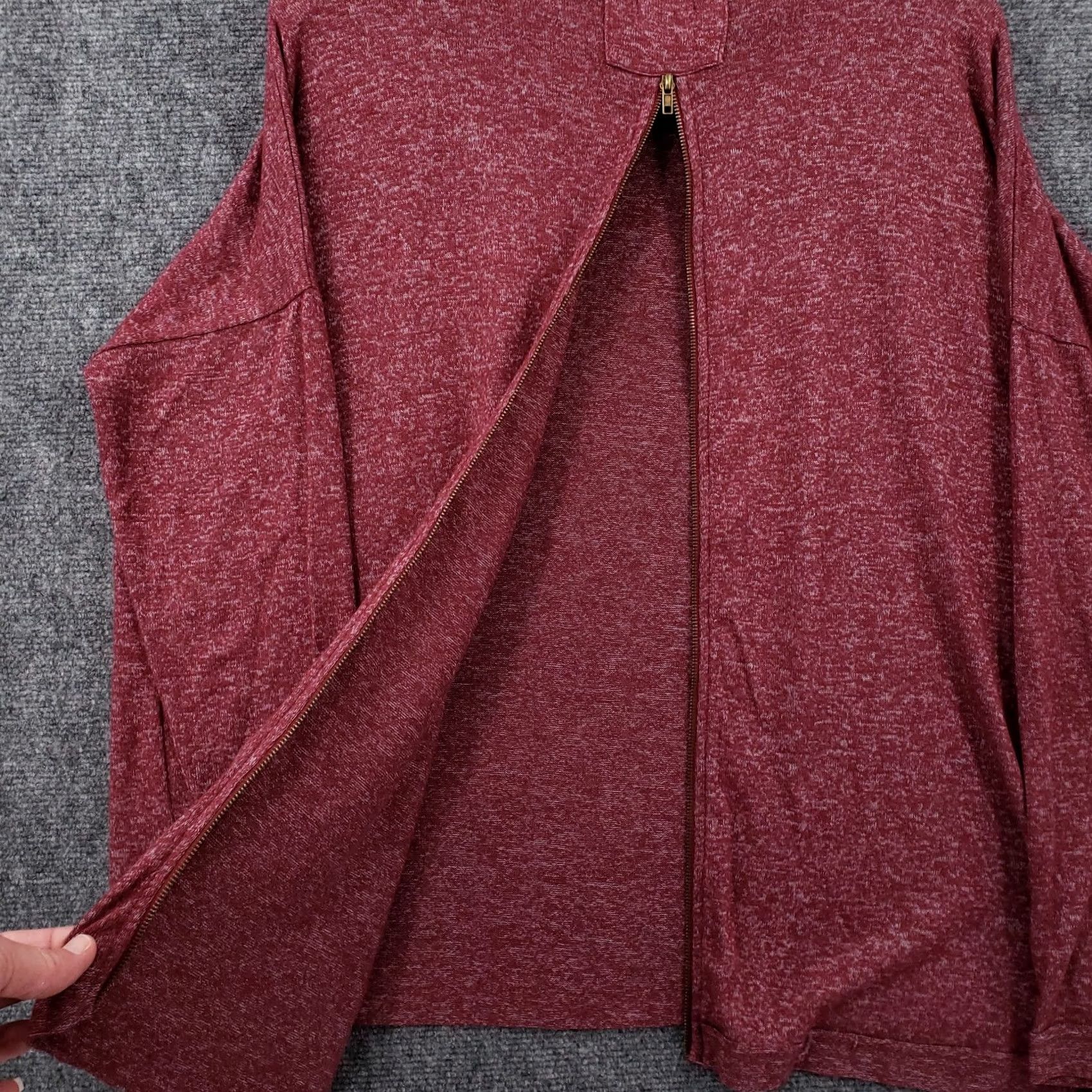 Vintage BKE Sweater Mens XS Red Pull Over High Neck Knit Rayon Back Zip Size US XS / EU 42 / 0 - 4 Thumbnail