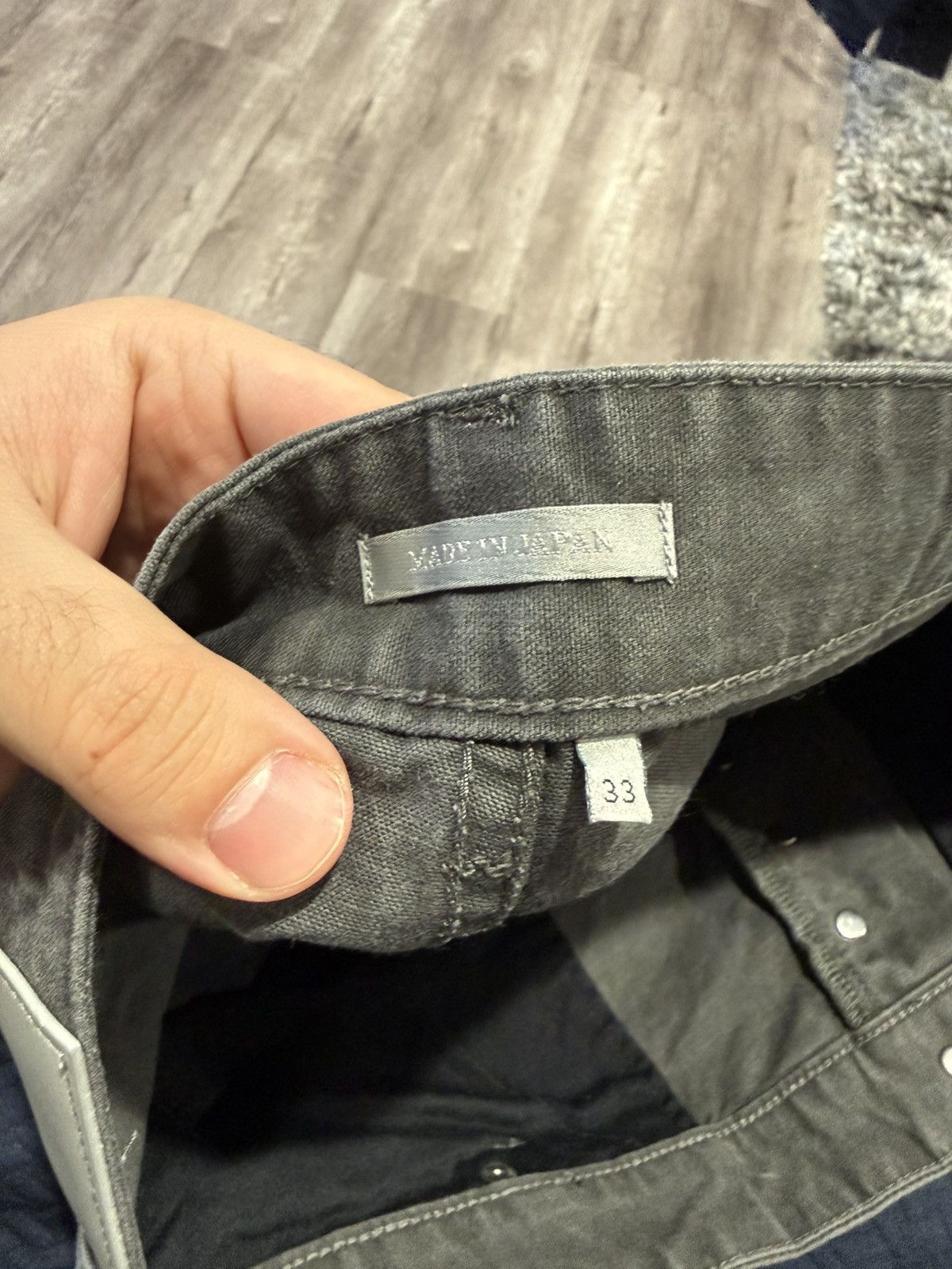 Dior Dior Black Grey Couture Carpenter Pants Size US 33 - 6 Thumbnail