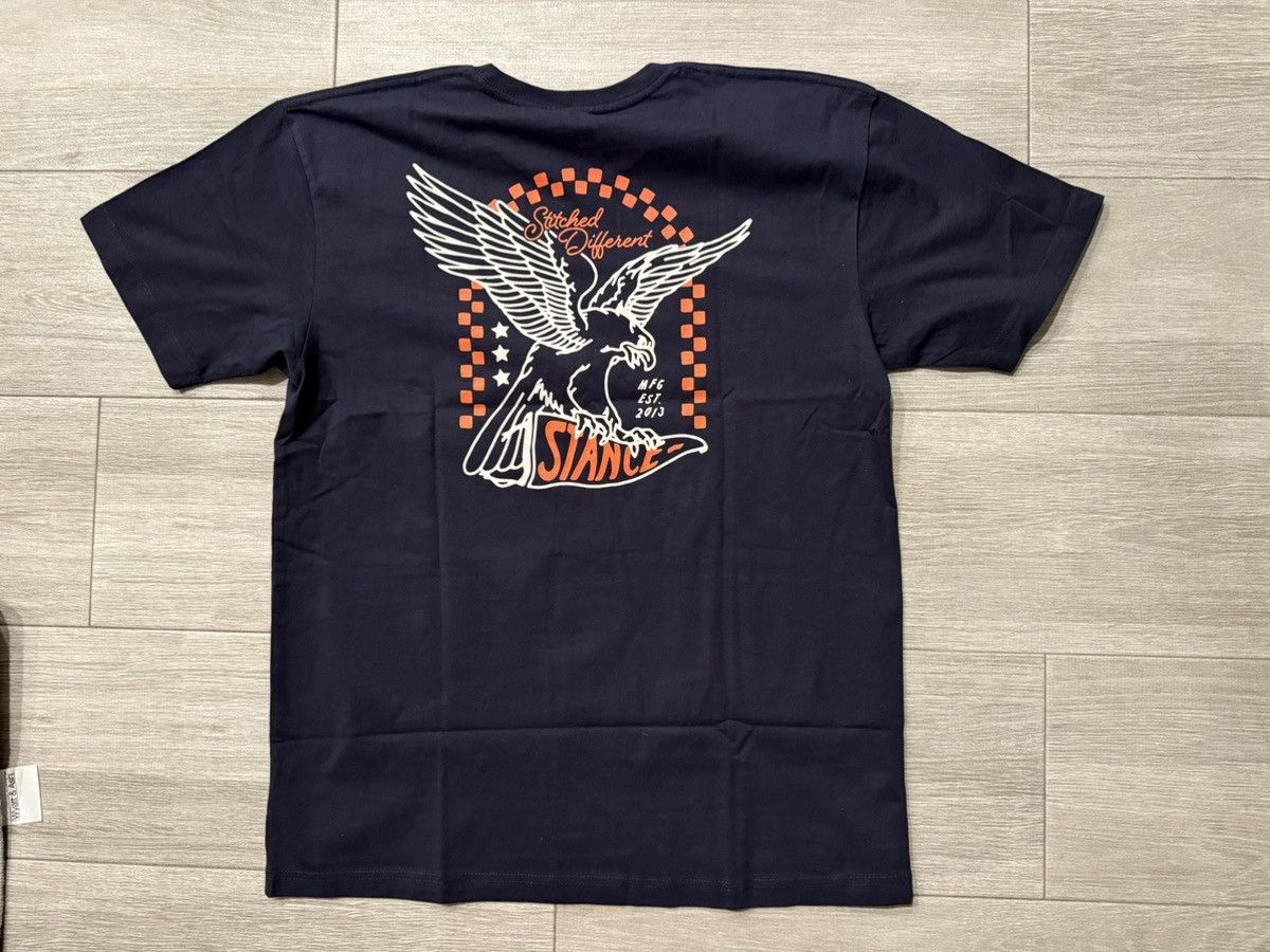 Stance Socks Stance Free Bird Navy Graphics Tee T-Shirt Size L Large New Size US L / EU 52-54 / 3 - 5 Thumbnail