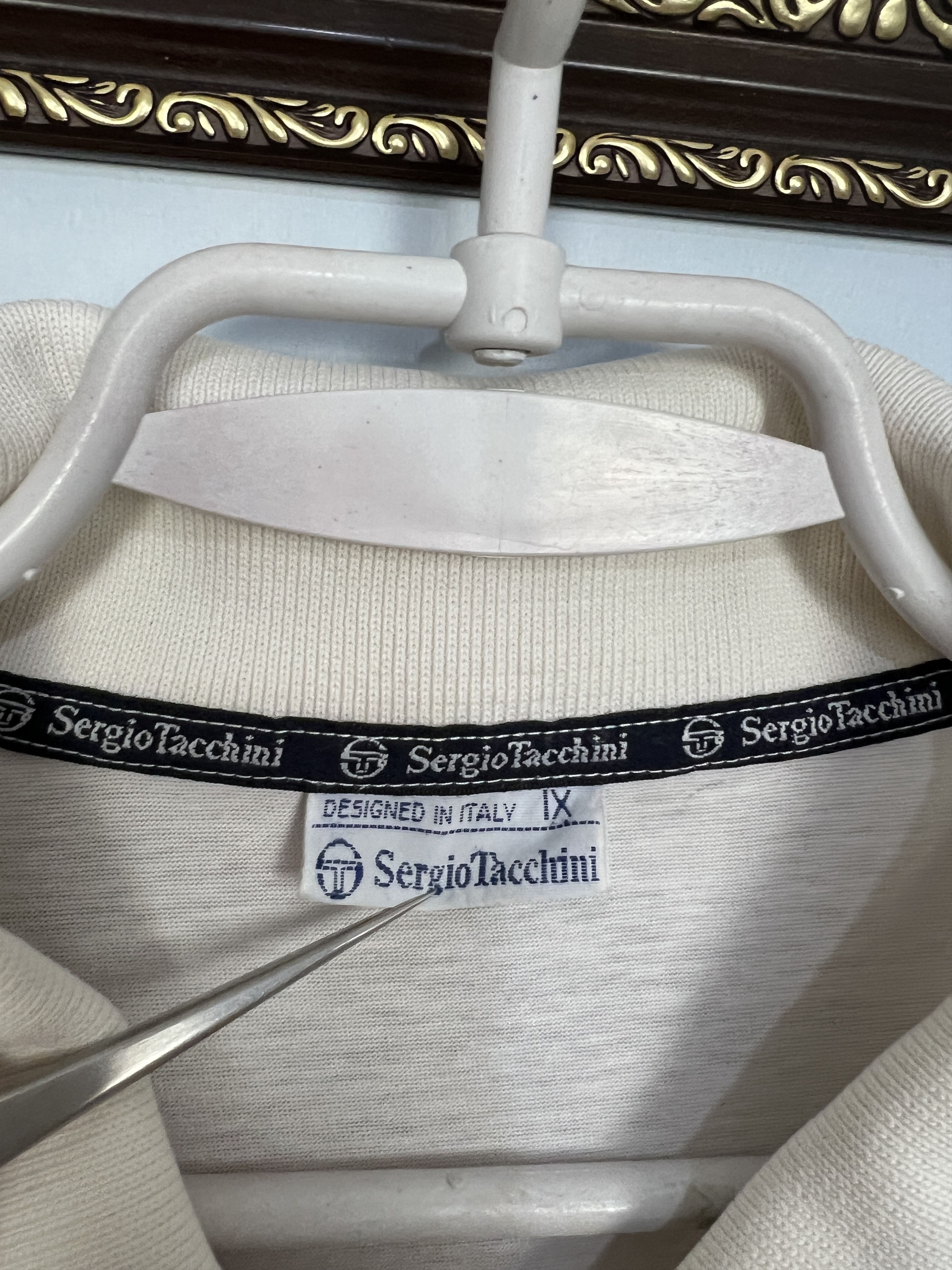 Vintage 90's Sergio Tacchini Tennis Polo Shirt Jersey Trikot