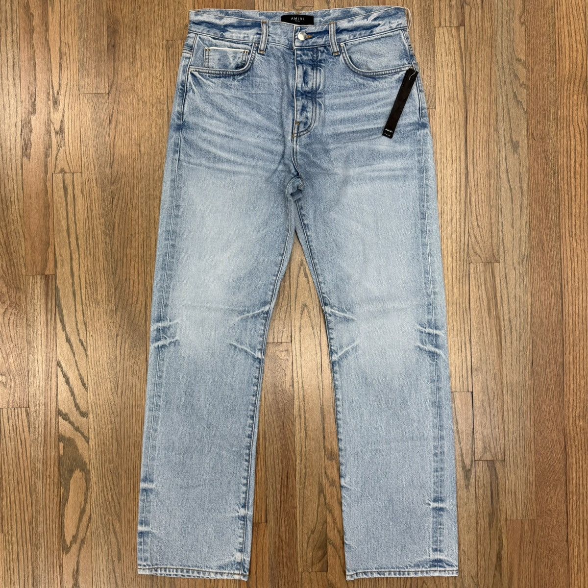 Amiri Amiri Japanese Selvedge Straight Jeans Perfect Indigo Size US 30 / EU 46 - 1 Thumbnail
