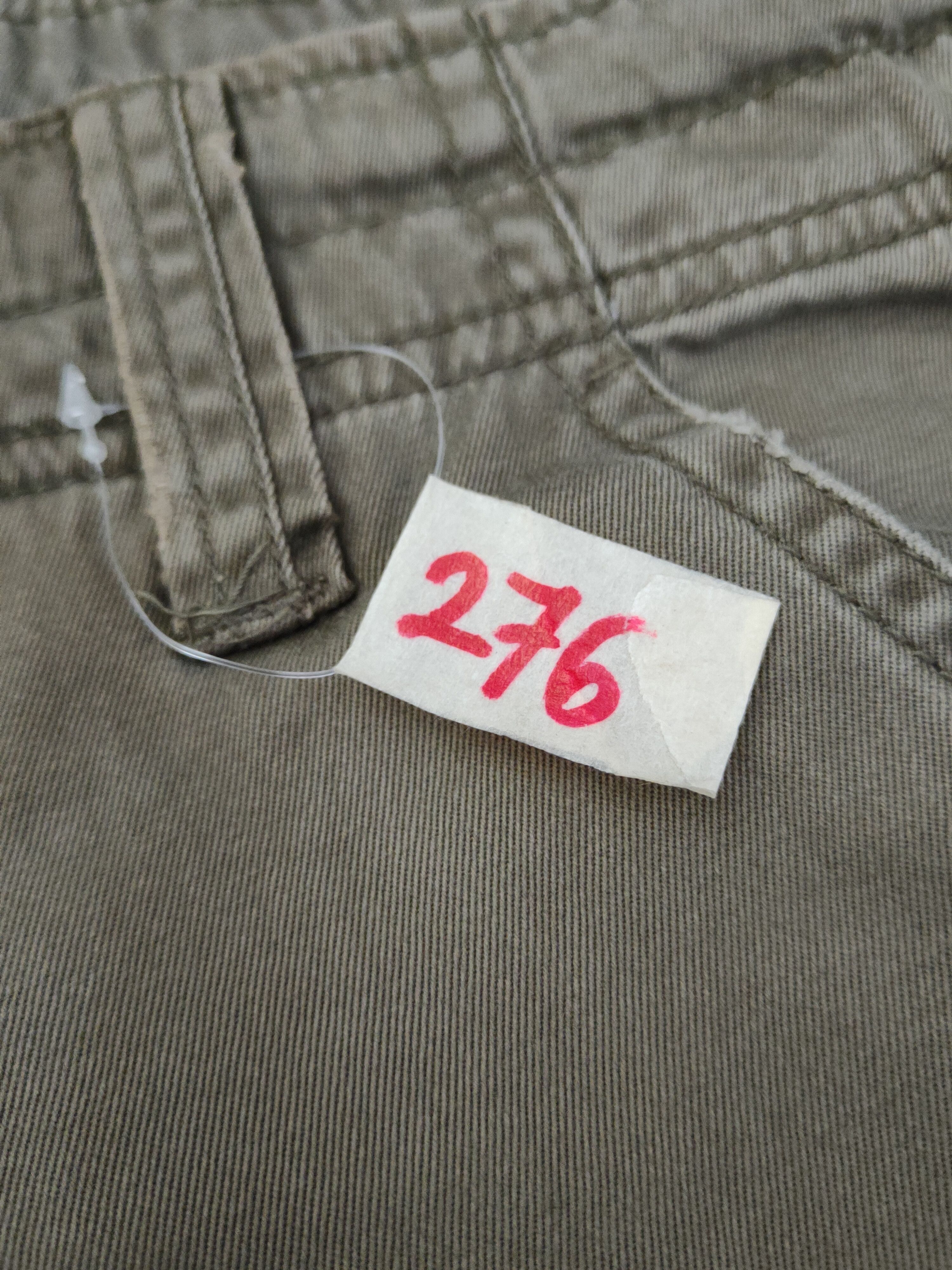 Japanese Brand DL Real Crush Clothing Olive Multipocket Cargo Pants #276 Size US 32 / EU 48 - 19 Thumbnail