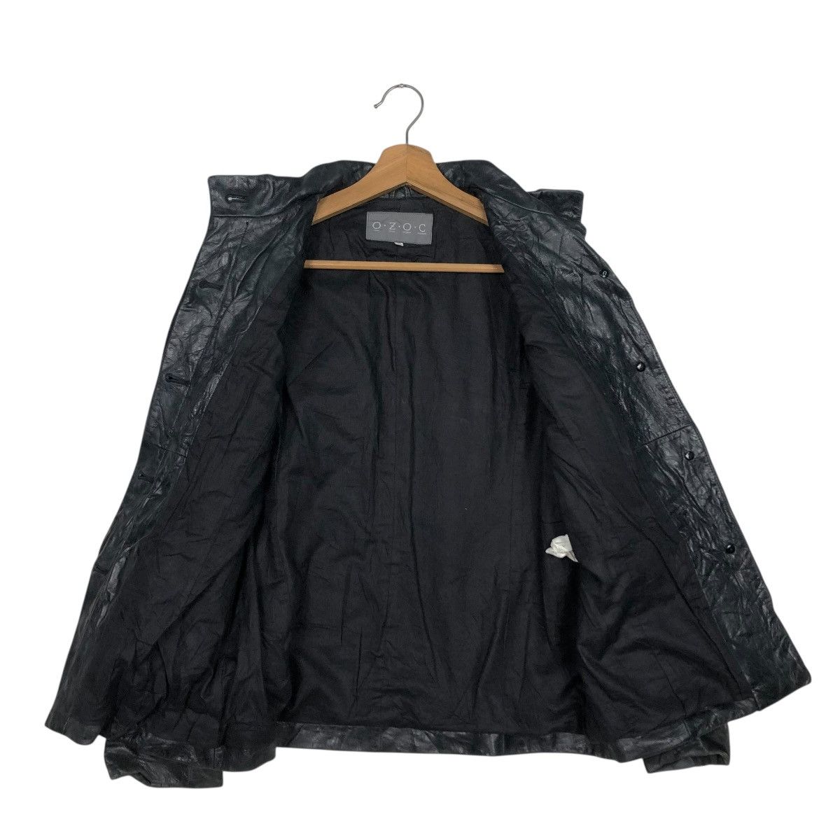 Japanese Brand 🔥VINTAGE BIKER SOFT LEATHER JACKET OZOC ISSEY MIYAKE Size US S / EU 44-46 / 1 - 15 Thumbnail