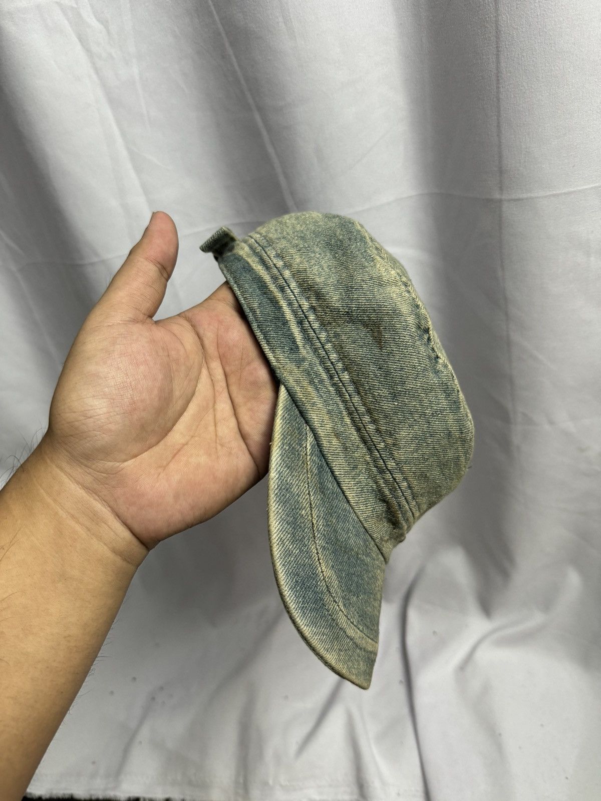 If Six Was Nine × Japanese Brand × Le Grande Bleu (L.G.B.) Cadet Hats Studded Denim ifsix Lgb style Size ONE SIZE - 5 Thumbnail