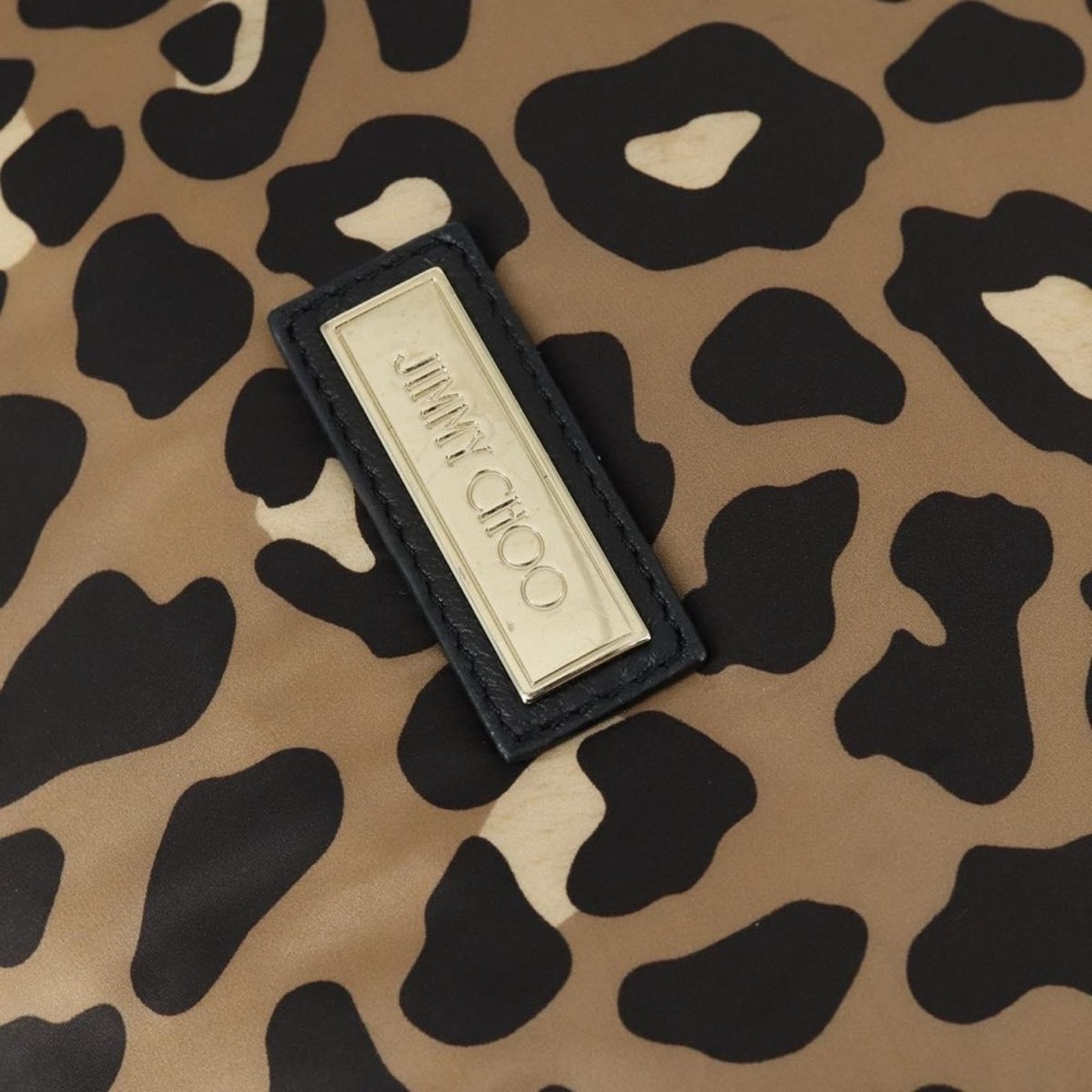 Jimmy Choo Jimmy Choo Leopard Print Nylon Tote Bag with Baby pouch Size ONE SIZE - 13 Thumbnail