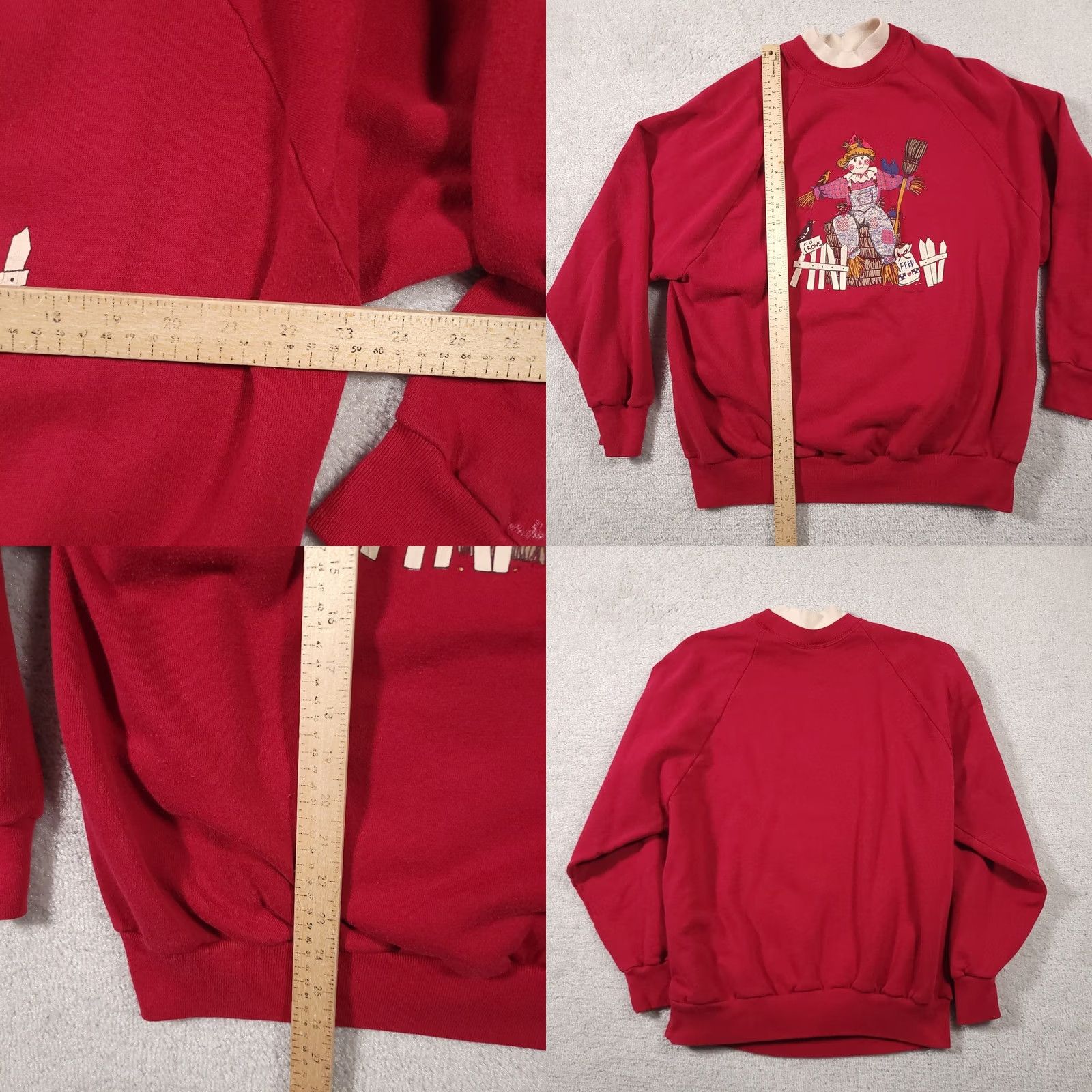 Vintage VINTAGE Gopher Sport Sweatshirt Women’s 2X Plus Gray Cotton Blend USA Made Farm Scarecrow Grannycore 1980s Mens Women Girls Size XXL / US 16-18 / IT 52-54 - 8 Thumbnail