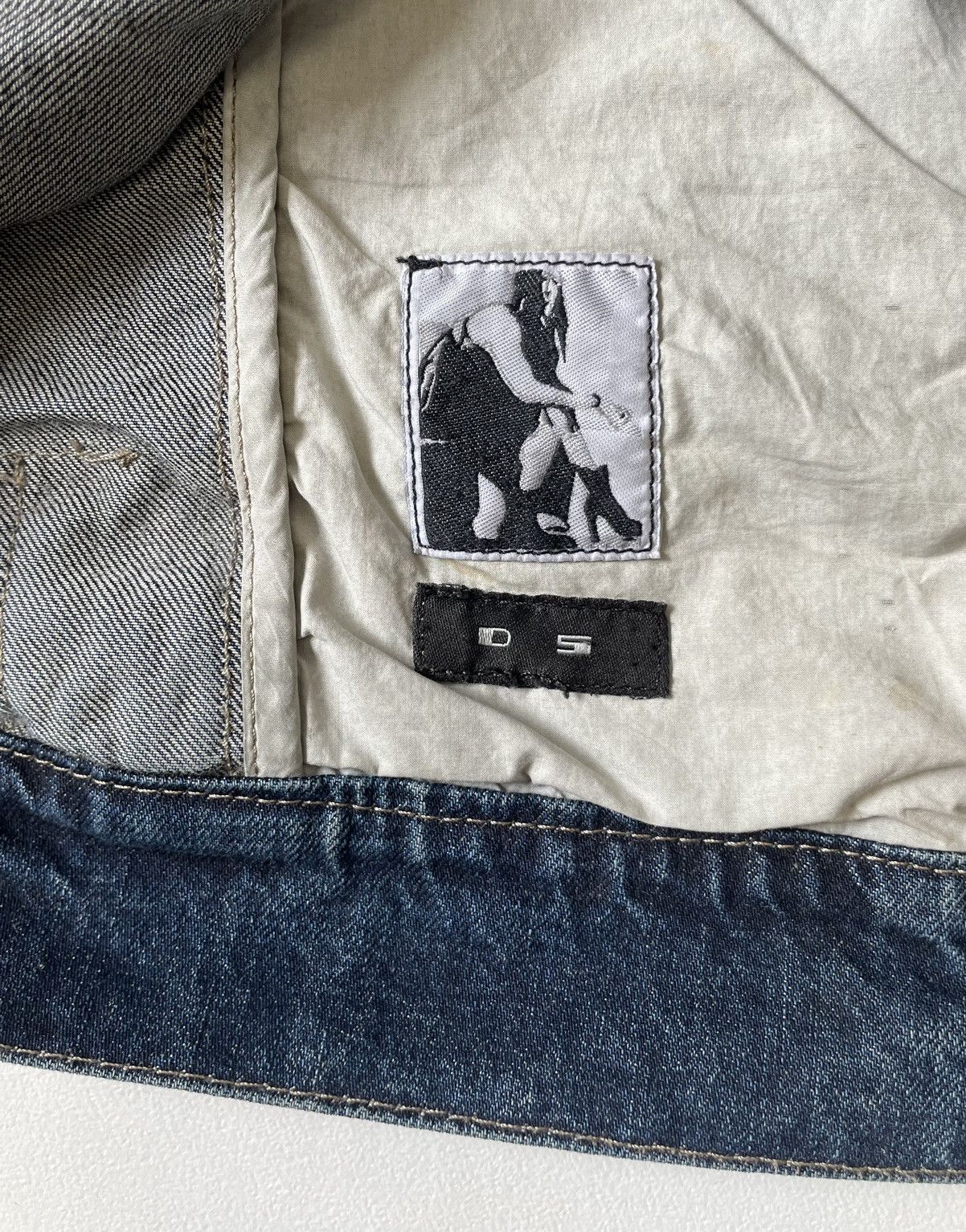Rick Owens Hustler Blue Washed Denim Trucker Vest Size US L / EU 52-54 / 3 - 8 Thumbnail