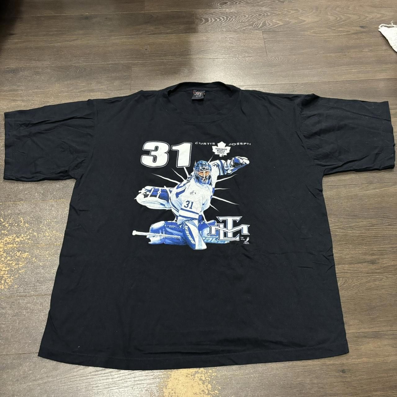 Designer vintage toronto maple leafs curtis Joseph t shirt XL CUJO Size US XL / EU 56 / 4 - 3 Thumbnail