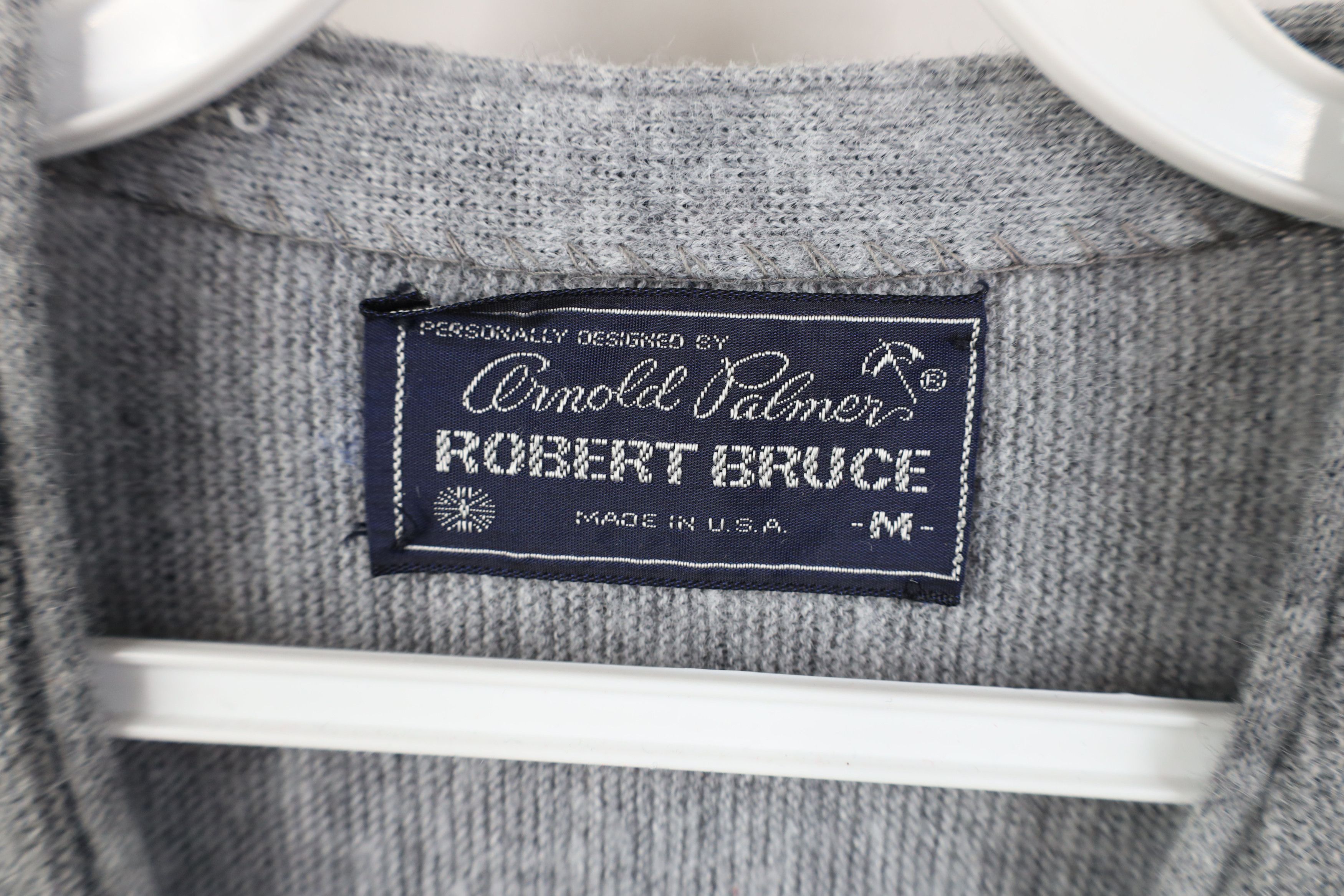 Vintage Vintage 70s Streetwear Cobain Knit Cardigan Sweater Gray USA Size US M / EU 48-50 / 2 - 6 Thumbnail
