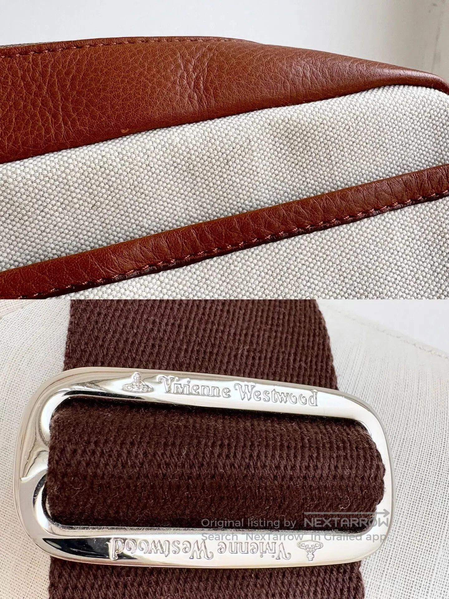 Vivienne Westwood Vivienne Westwood Vintage White Saturn Crossbody. Size ONE SIZE - 8 Thumbnail