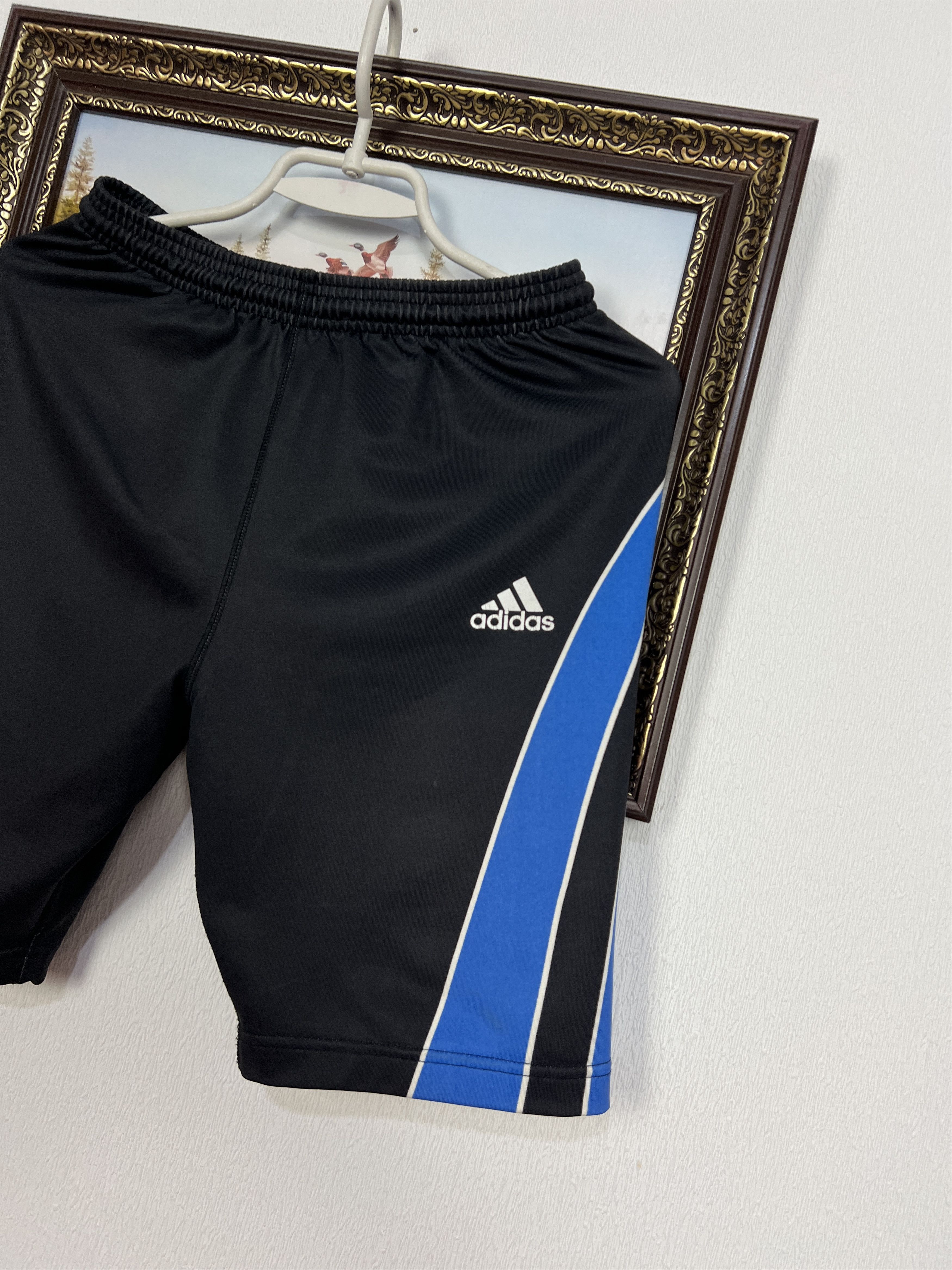 Adidas Vintage 90's Adidas Black Cycling Shorts Rare Sport Track Size US 32 / EU 48 - 2 Thumbnail