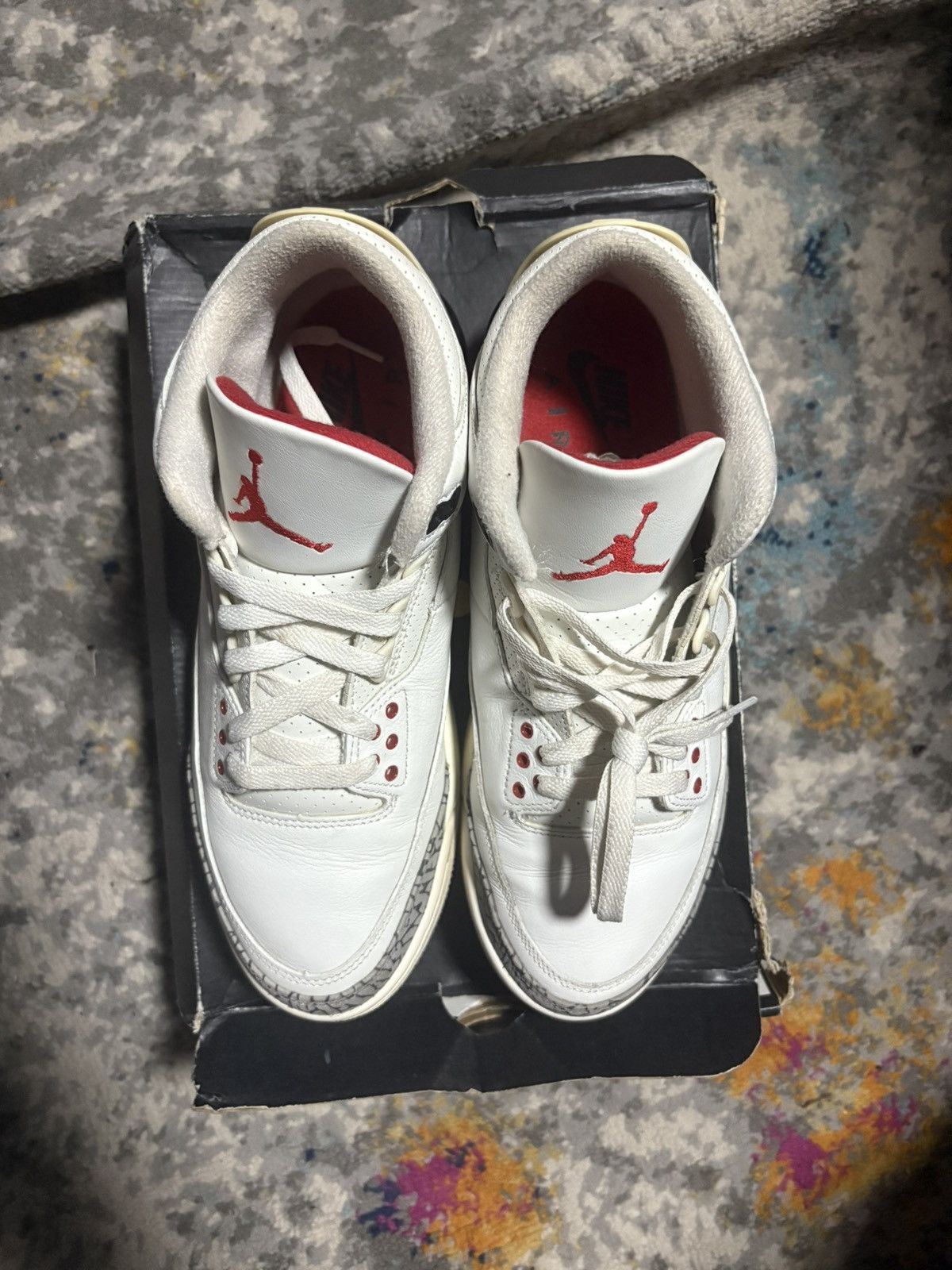 Jordan Brand Air Jordan Retro 3 White Cement Reimagined size 9 Size US 9 / EU 42 - 3 Thumbnail