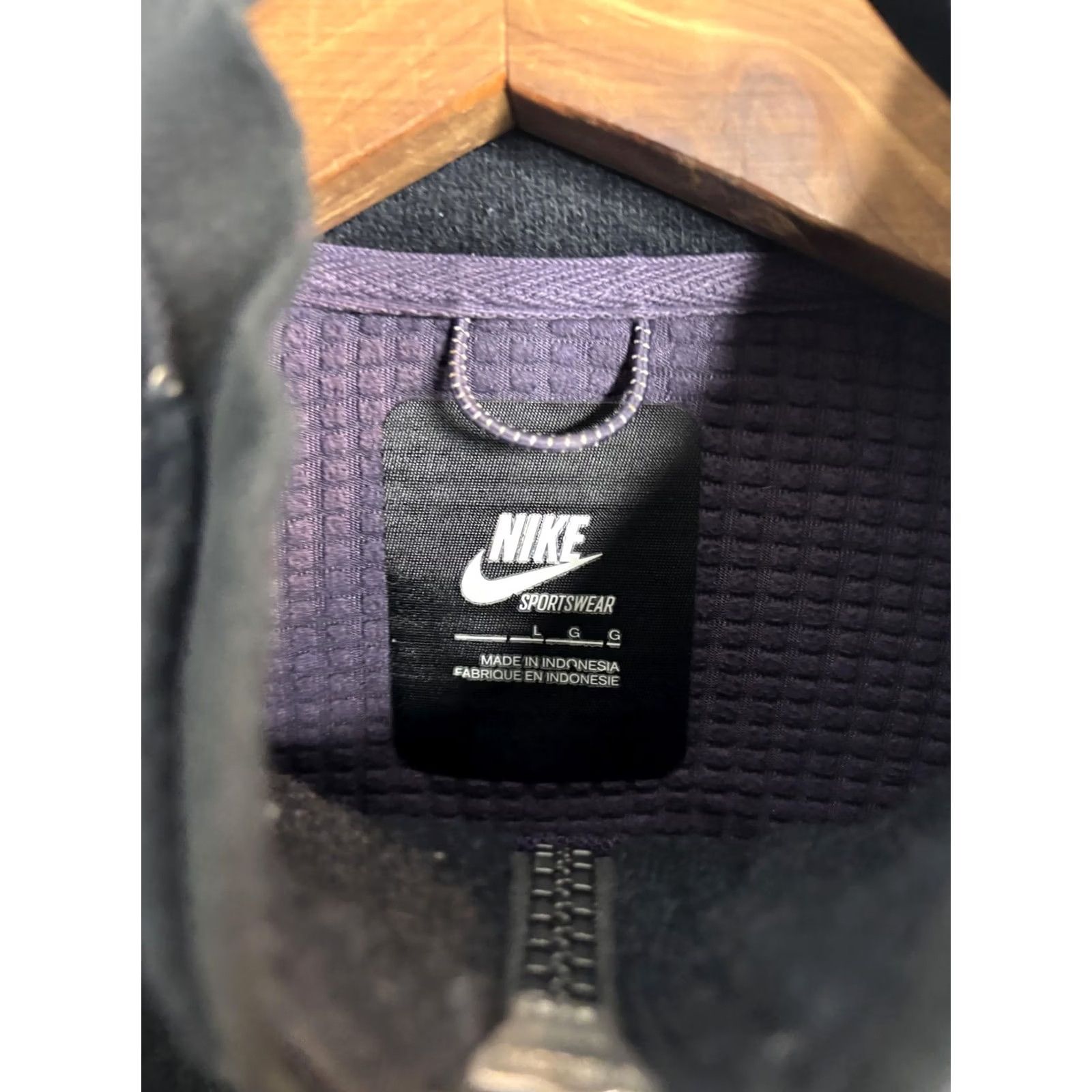 Nike Nike Sportswear Jacket Mens Large Black Full Zip Knit Chest Zipper Pockets Size US L / EU 52-54 / 3 - 4 Thumbnail