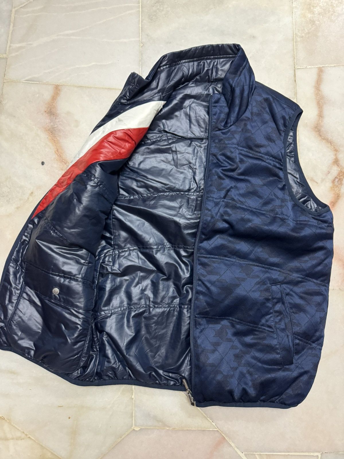 Le Coq Sportif 💥VINTAGE PUFFER VEST REVERSIBLE LE COQ SPORTIF RARE DESIGN Size US S / EU 44-46 / 1 - 12 Thumbnail