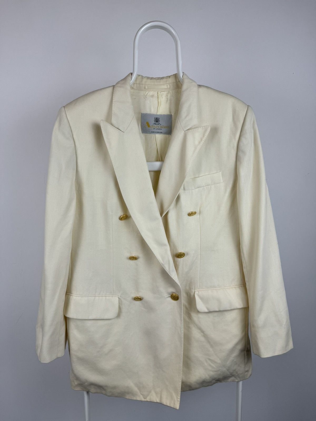 Aquascutum Vintage Aquascutum Made In England Two Breasted Blazer Size M / US 6-8 / IT 42-44 - 1 Thumbnail