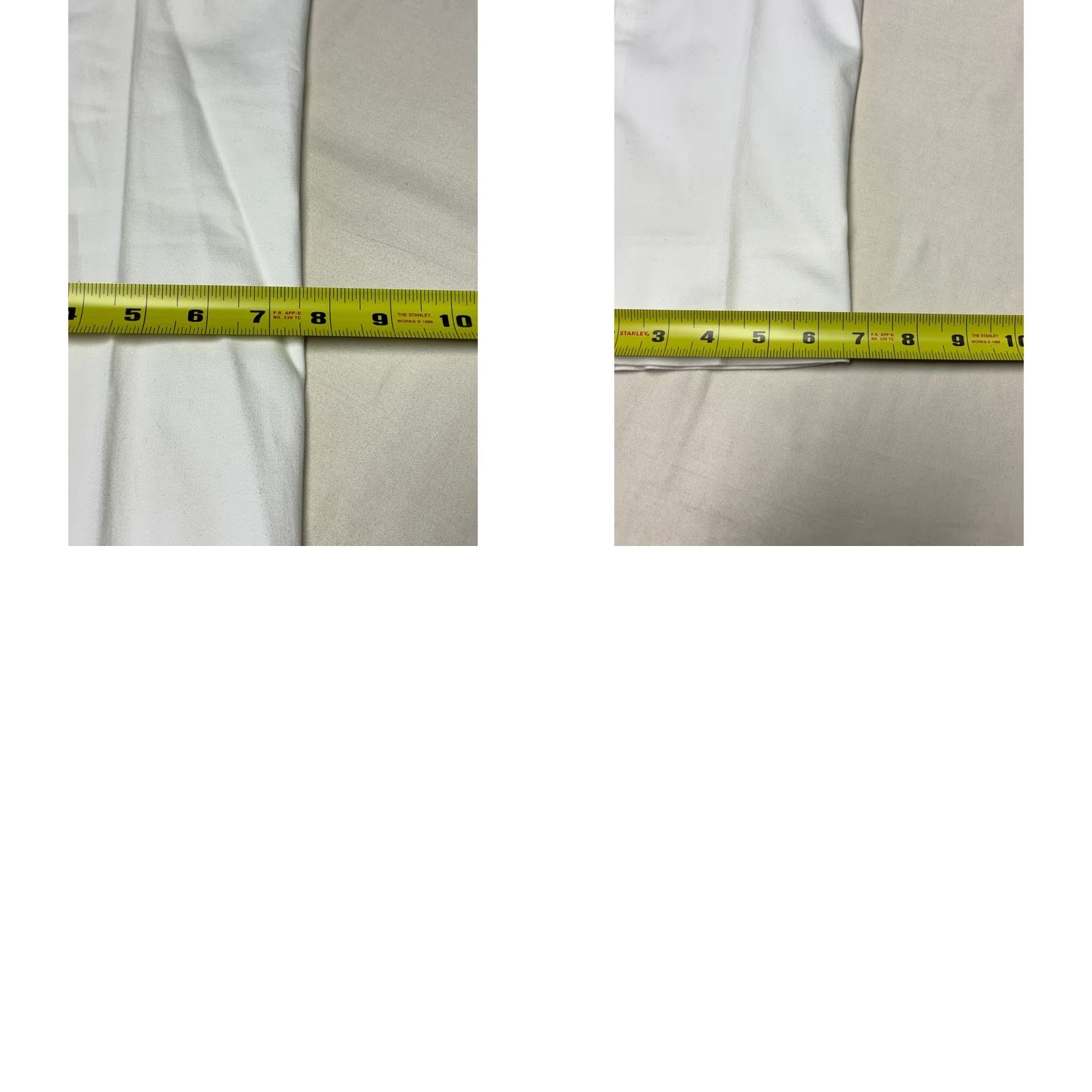 Brooks Brothers Brooks Brothers 346 Natalie Fit Dress Pants Womens 6 White Cotton Blend Stretch Straight Leg Front Pockets Belt Loops) Size 28" / US 6 / IT 42 - 9 Thumbnail