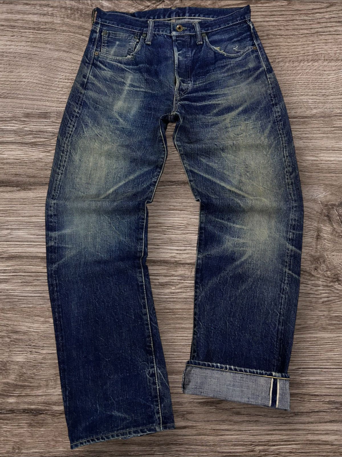 Samurai Jeans Vtg StormyBlue by Pherrow Kapital Style Selvedge Jeans Size US 32 / EU 48 - 1 Thumbnail