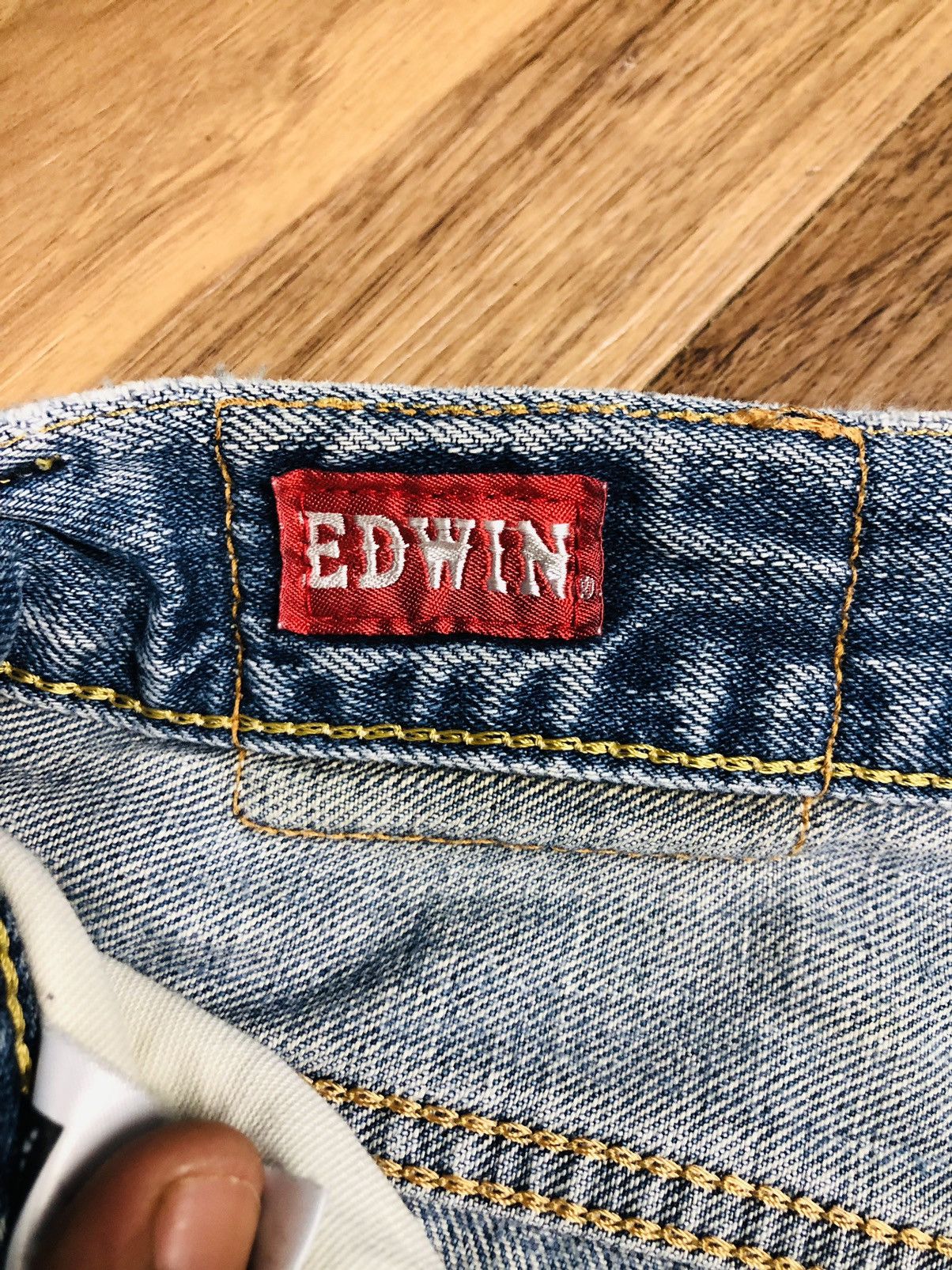 Edwin Edwin Distressed Jeans (37) Size US 33 - 10 Thumbnail