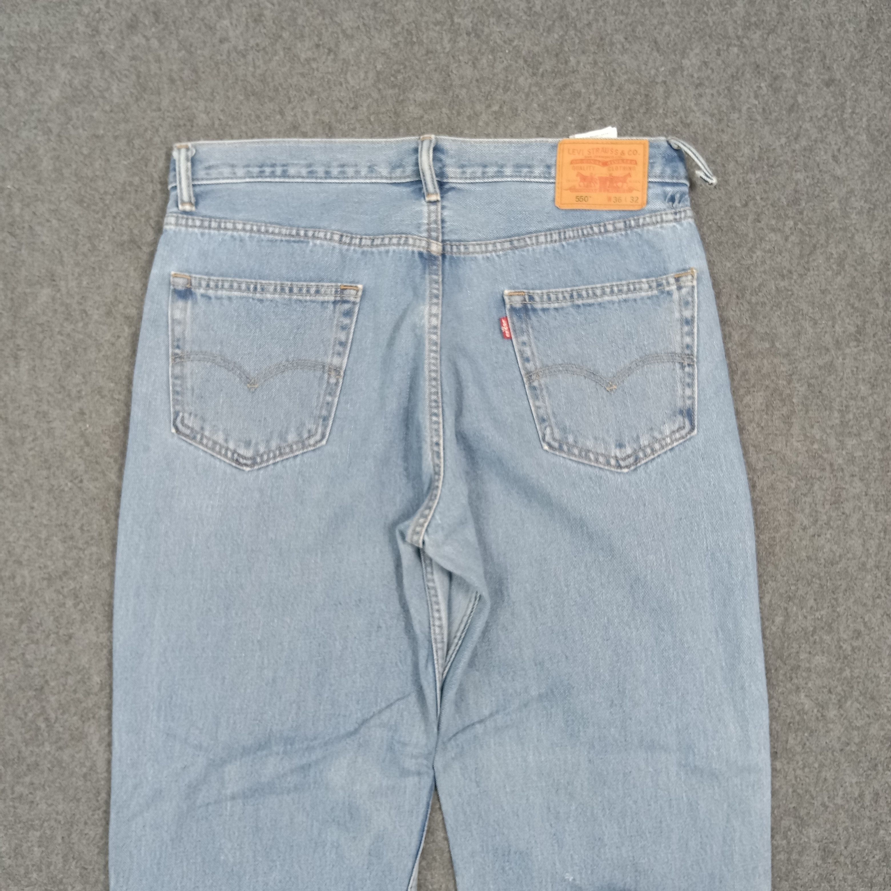 Levi's 90s LEVI'S 550 Distressed Style Denim Jeans C272N7 Size US 36 / EU 52 - 6 Thumbnail