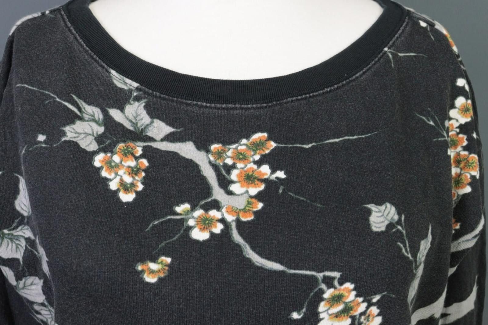 Denim & Supply Ralph Lauren Denim & Supply Ralph Lauren Gray Floral Knit Sweater Size XS Size XS / US 0-2 / IT 36-38 - 3 Thumbnail