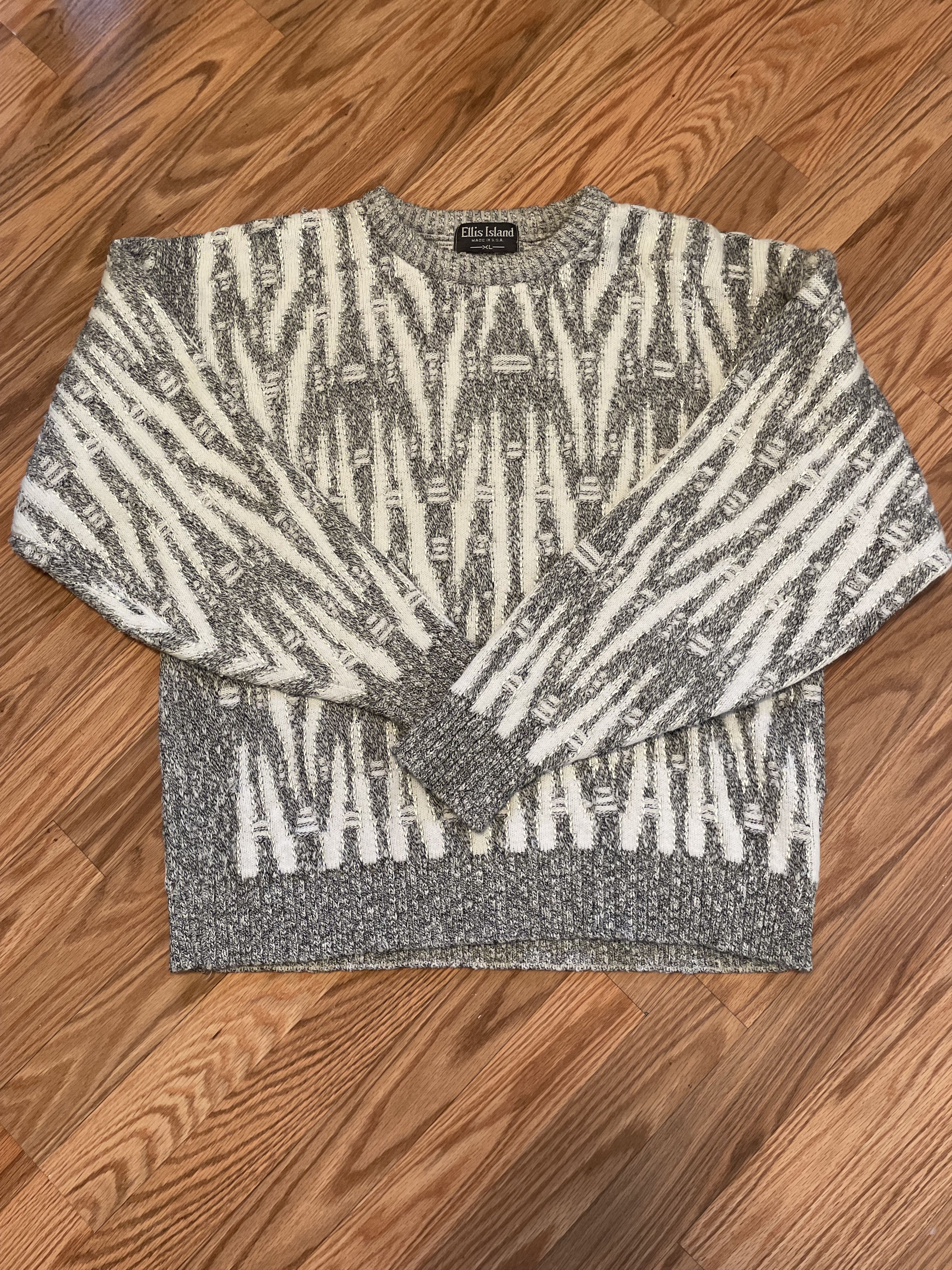Vintage Ellis Island Sweater Size US XL / EU 56 / 4 - 1 Thumbnail
