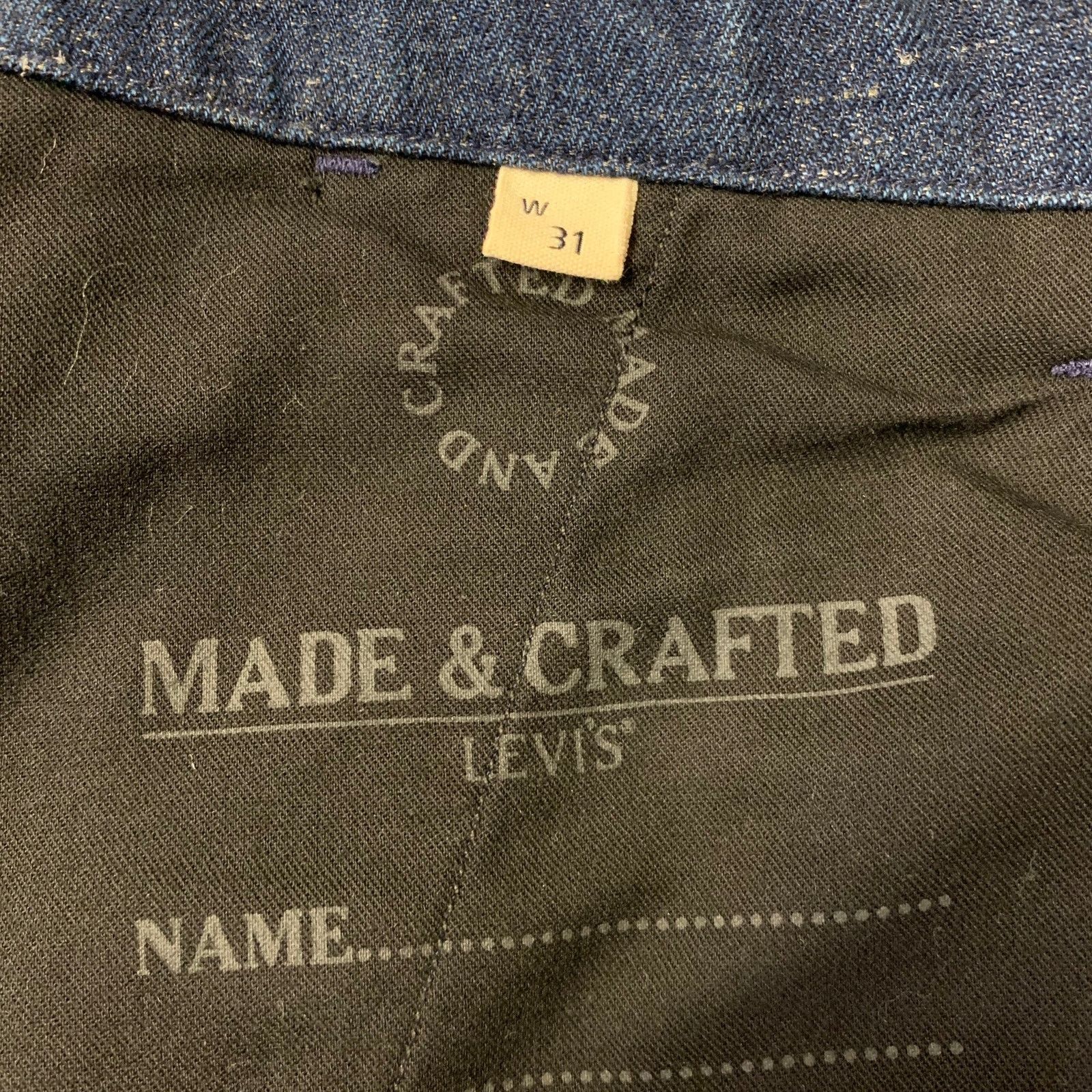 Other MADE & CRAFTED Size 31 Navy Heather Button Fly Casual Pants Size US 31 - 5 Thumbnail