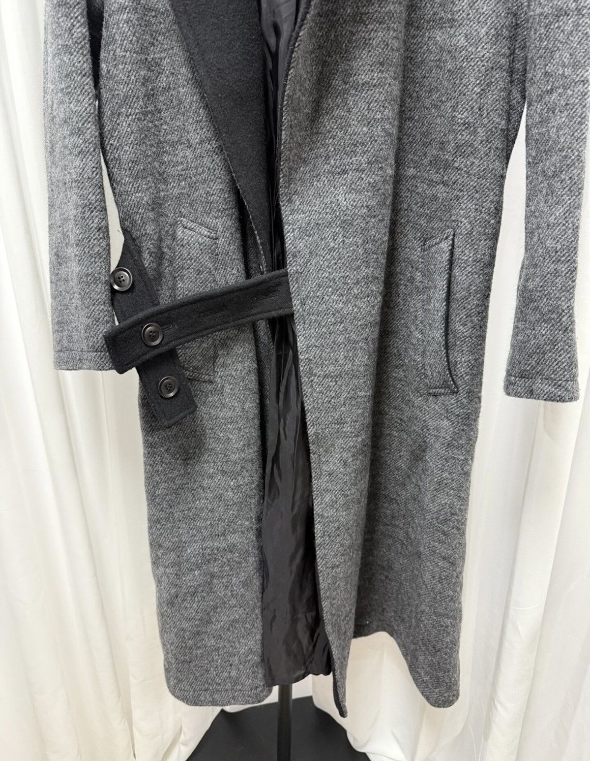 Yohji Yamamoto Yohji Yamamoto Y's Heavy Wool Blend Patchwork Coat Size US S / EU 44-46 / 1 - 3 Thumbnail