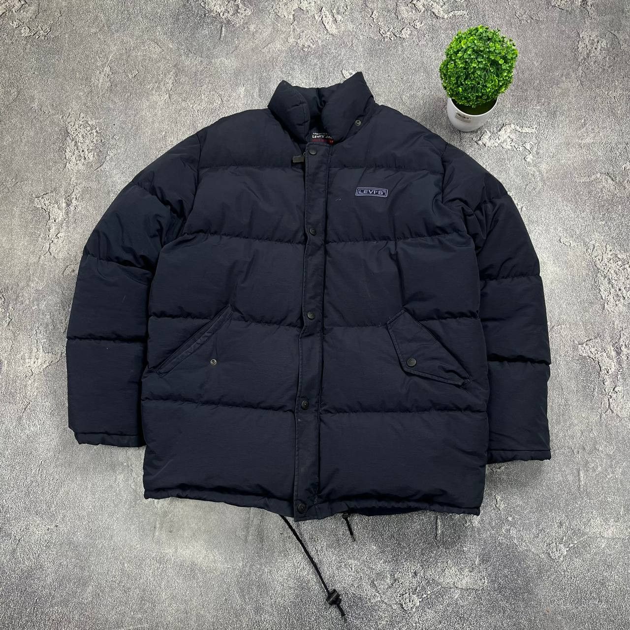 Levi's Vintage Clothing Men’s Vintage Levi’s Down Jacket Puffer Black Nylon Size L Size US L / EU 52-54 / 3 - 7 Thumbnail