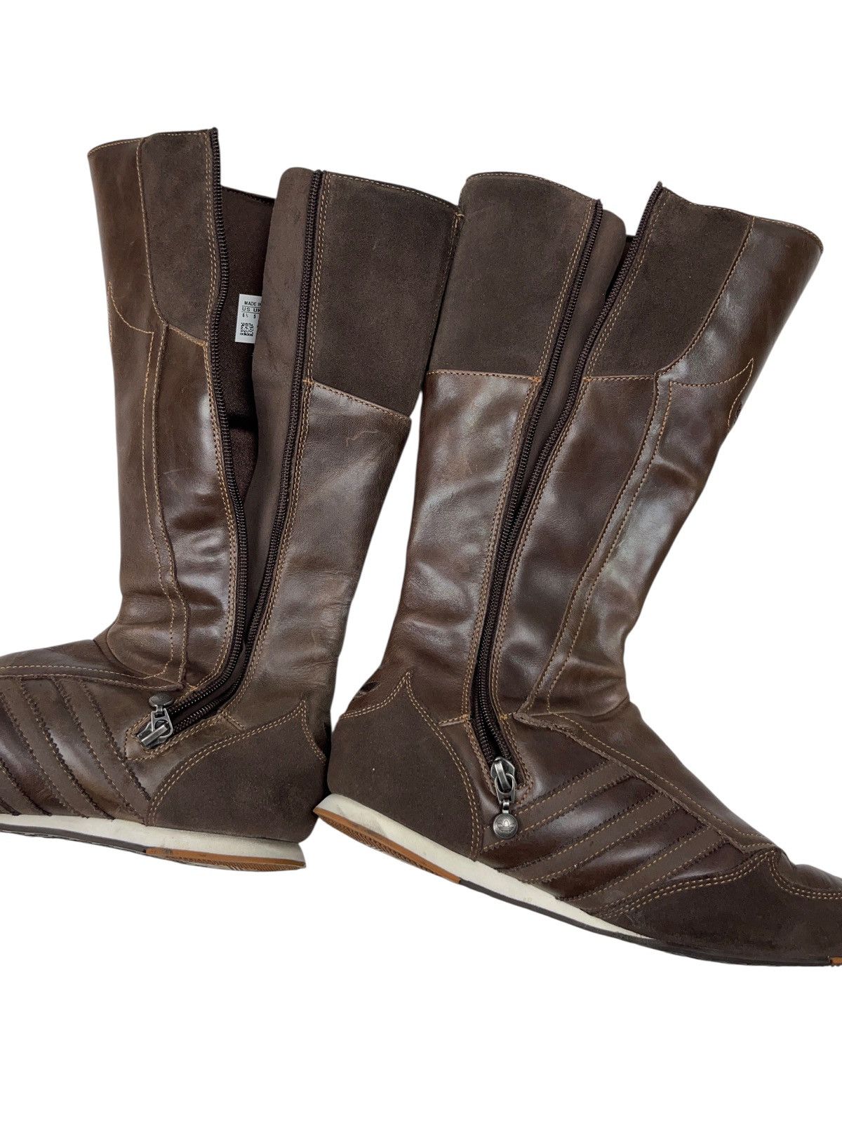 Adidas Vintage Adidas Midiru High Boxing Racing Boots Leather y2k Size US 6.5 / IT 36.5 - 11 Thumbnail