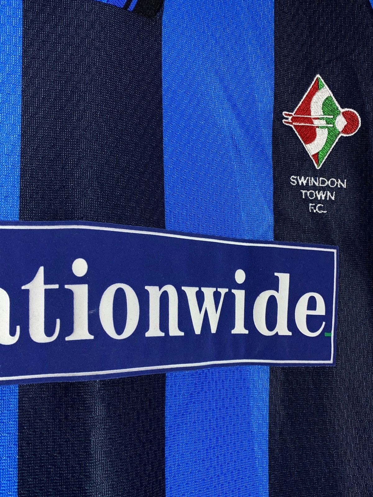 Vintage Vintage Mizuno Swindon Town 1997-99 Away Football Shirt Rare Size US XXL / EU 58 / 5 - 5 Thumbnail