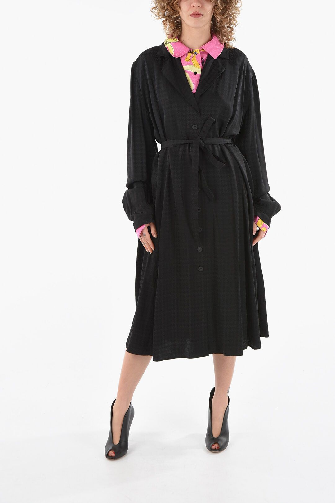 image of Balenciaga Og1Mm0124 Dress In Pink, Women's (Size Small)